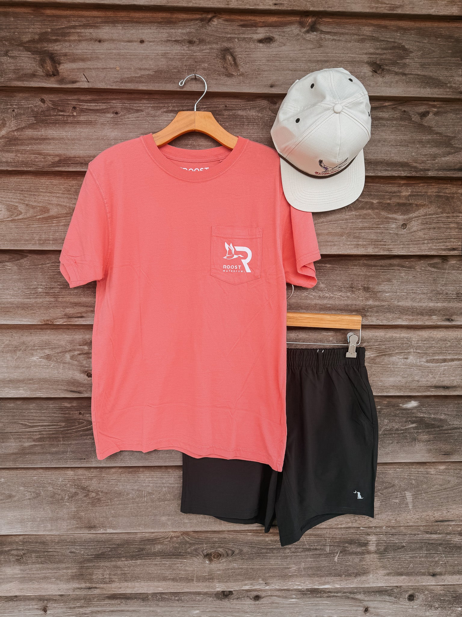 Roost Vintage Retriever T-Shirt in Watermelon