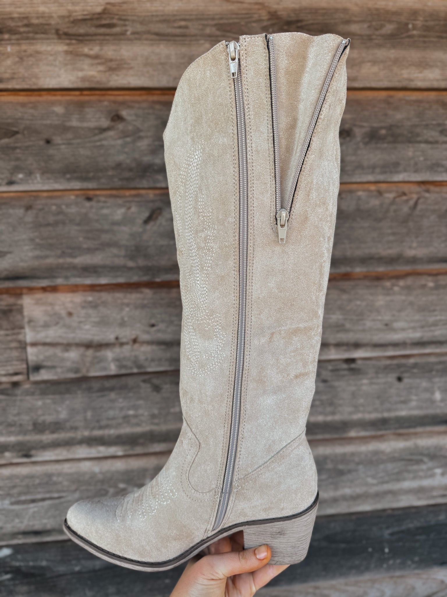 Autumn Stroll Sand Boots with Optional Calf Extender