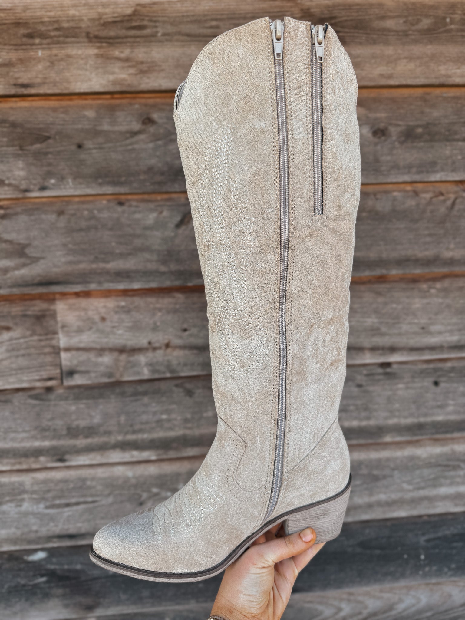 Autumn Stroll Sand Boots with Optional Calf Extender