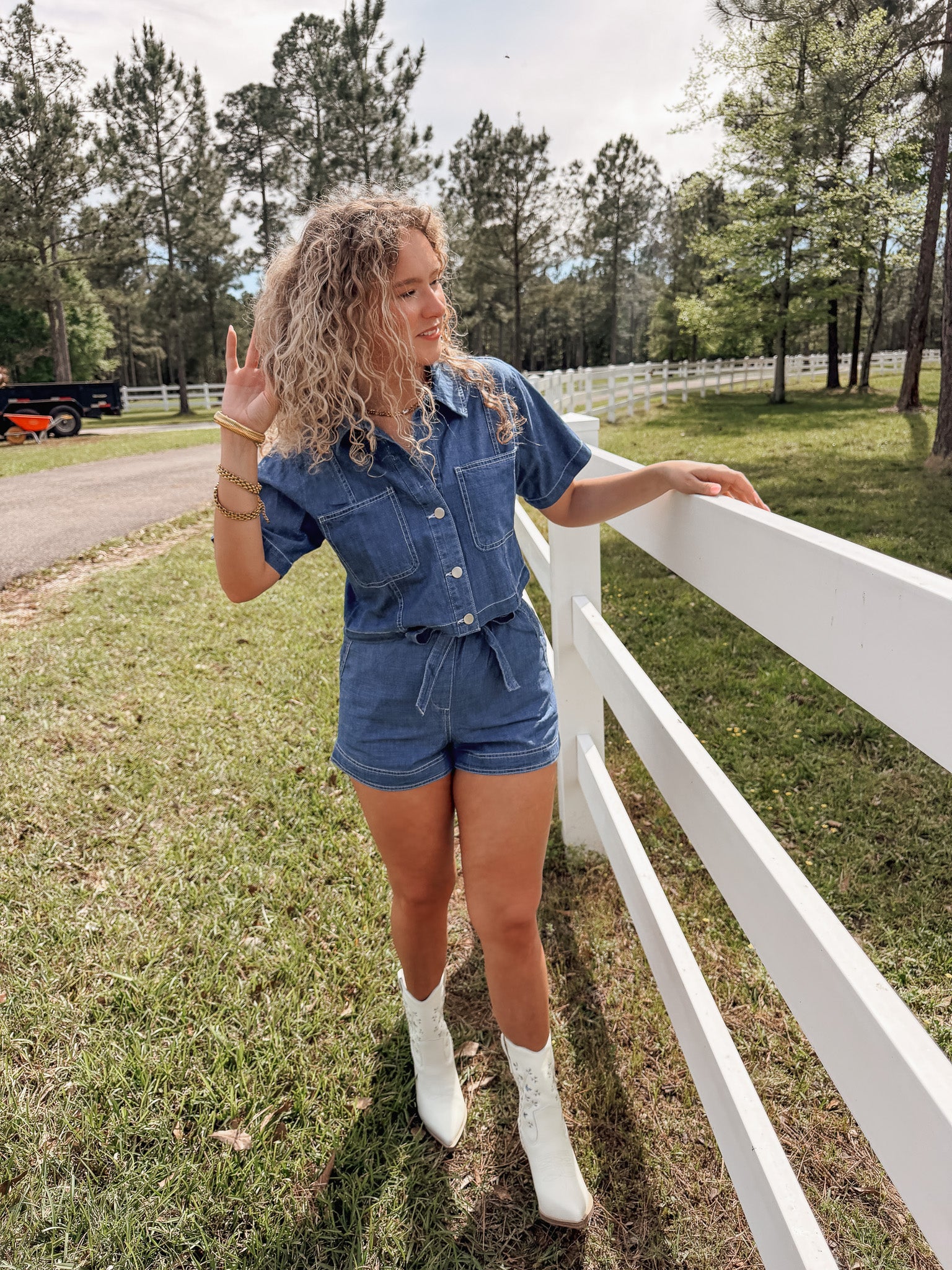 Rodeo Nights Denim Set