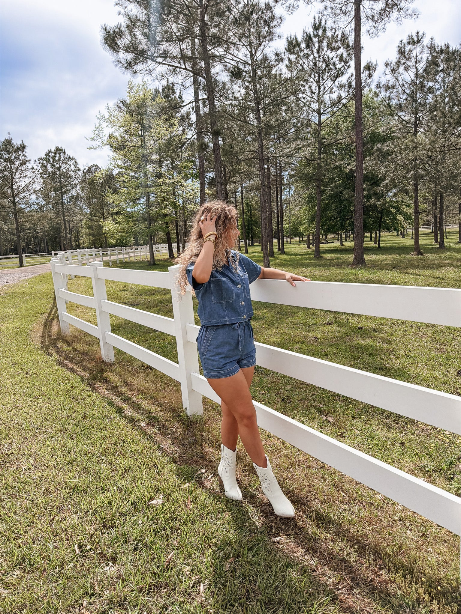 Rodeo Nights Denim Set