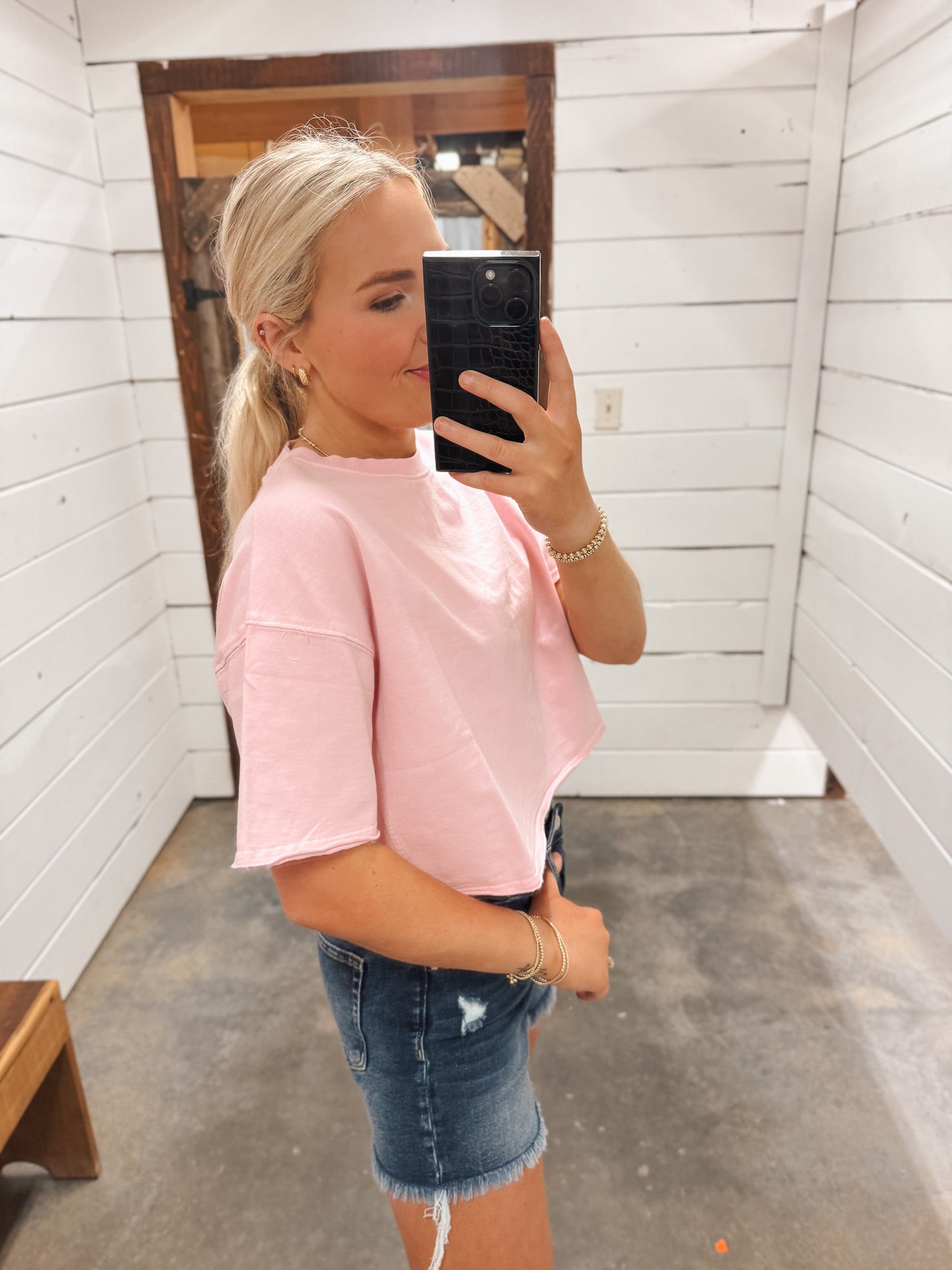 Path To Happiness Soft Pink Tee