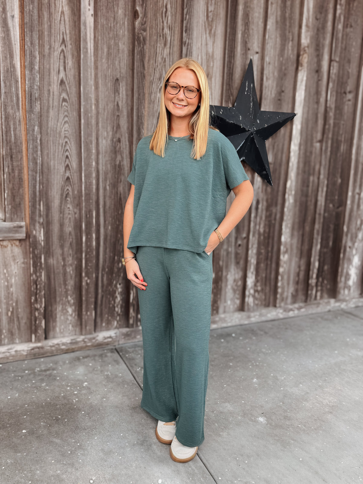 Casual Ease Set in Jade