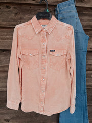 Women's Wrangler Colorwash Slim Western Snap Shirt