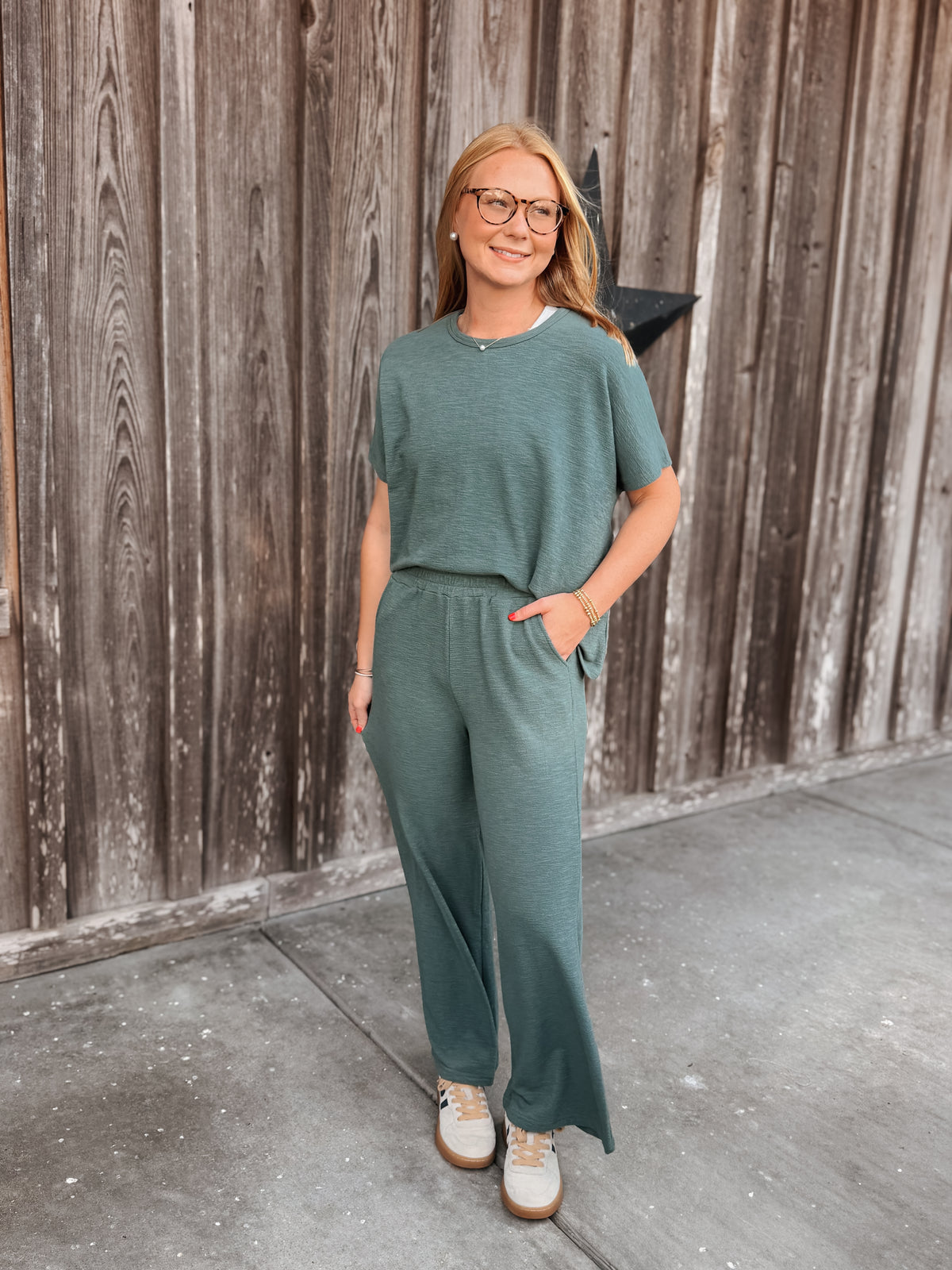 Casual Ease Set in Jade