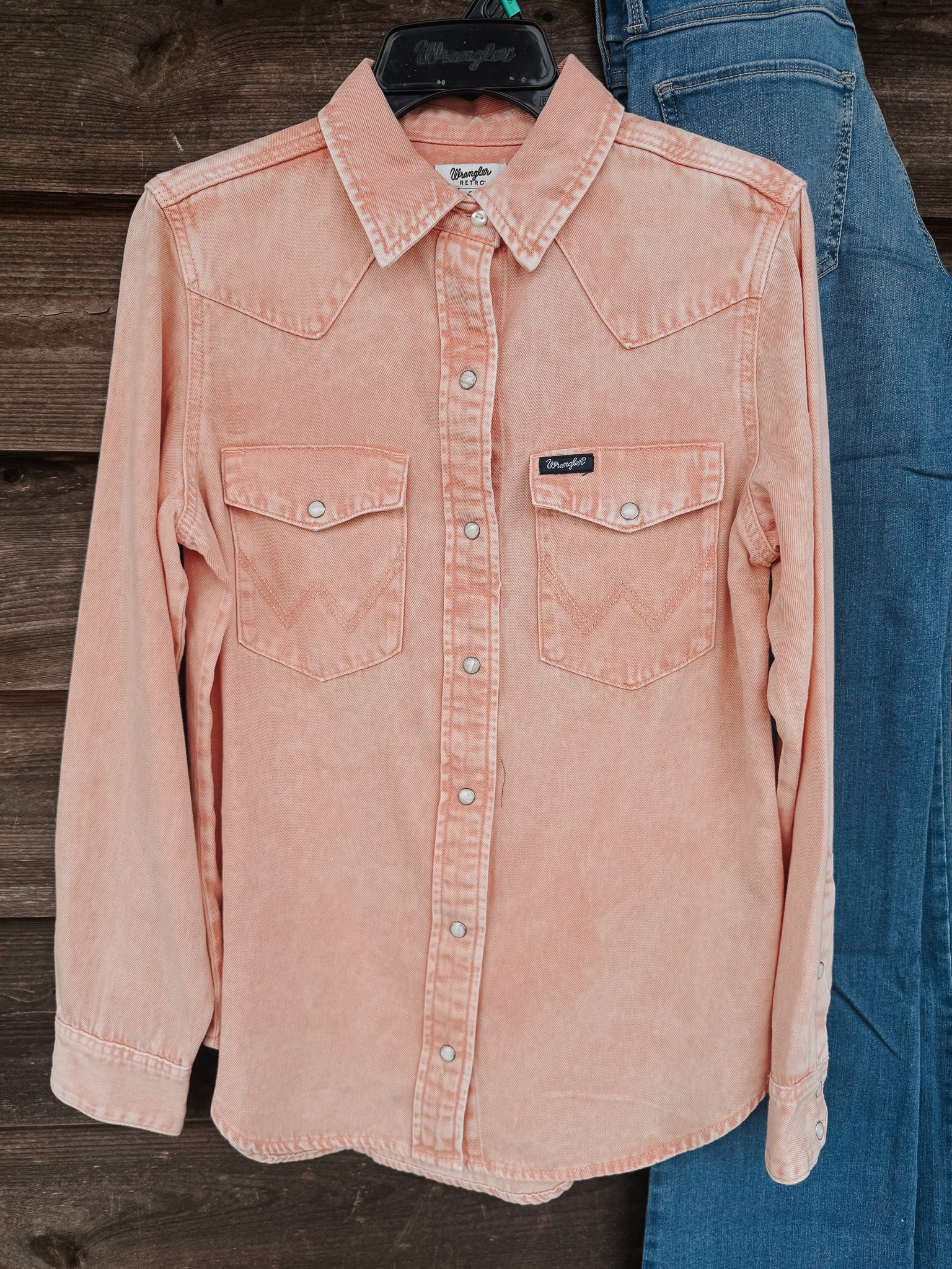 Women's Wrangler Colorwash Slim Western Snap Shirt