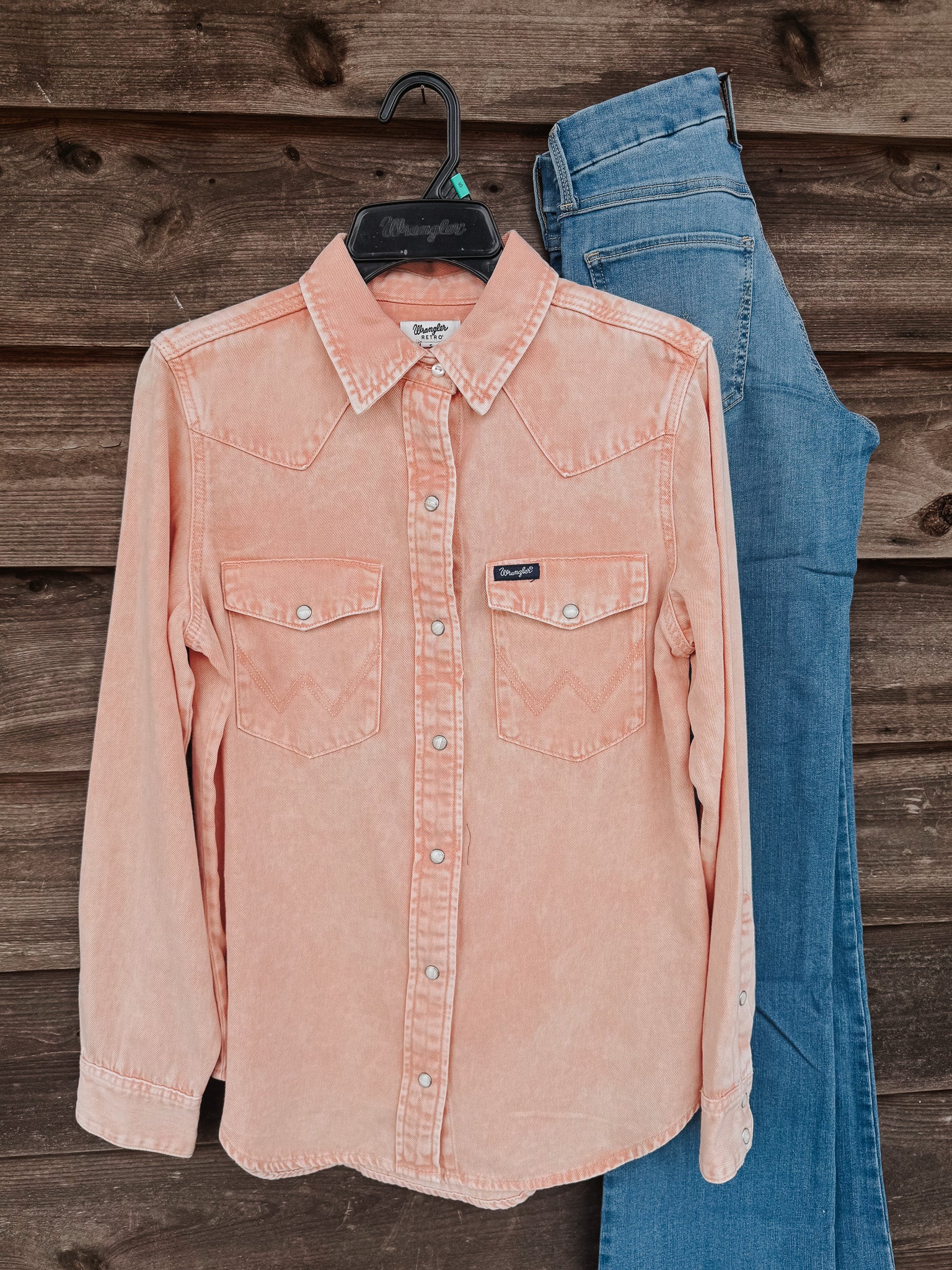 Women's Wrangler Colorwash Slim Western Snap Shirt