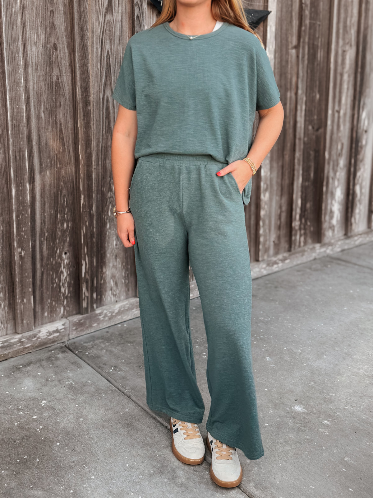 Casual Ease Set in Jade