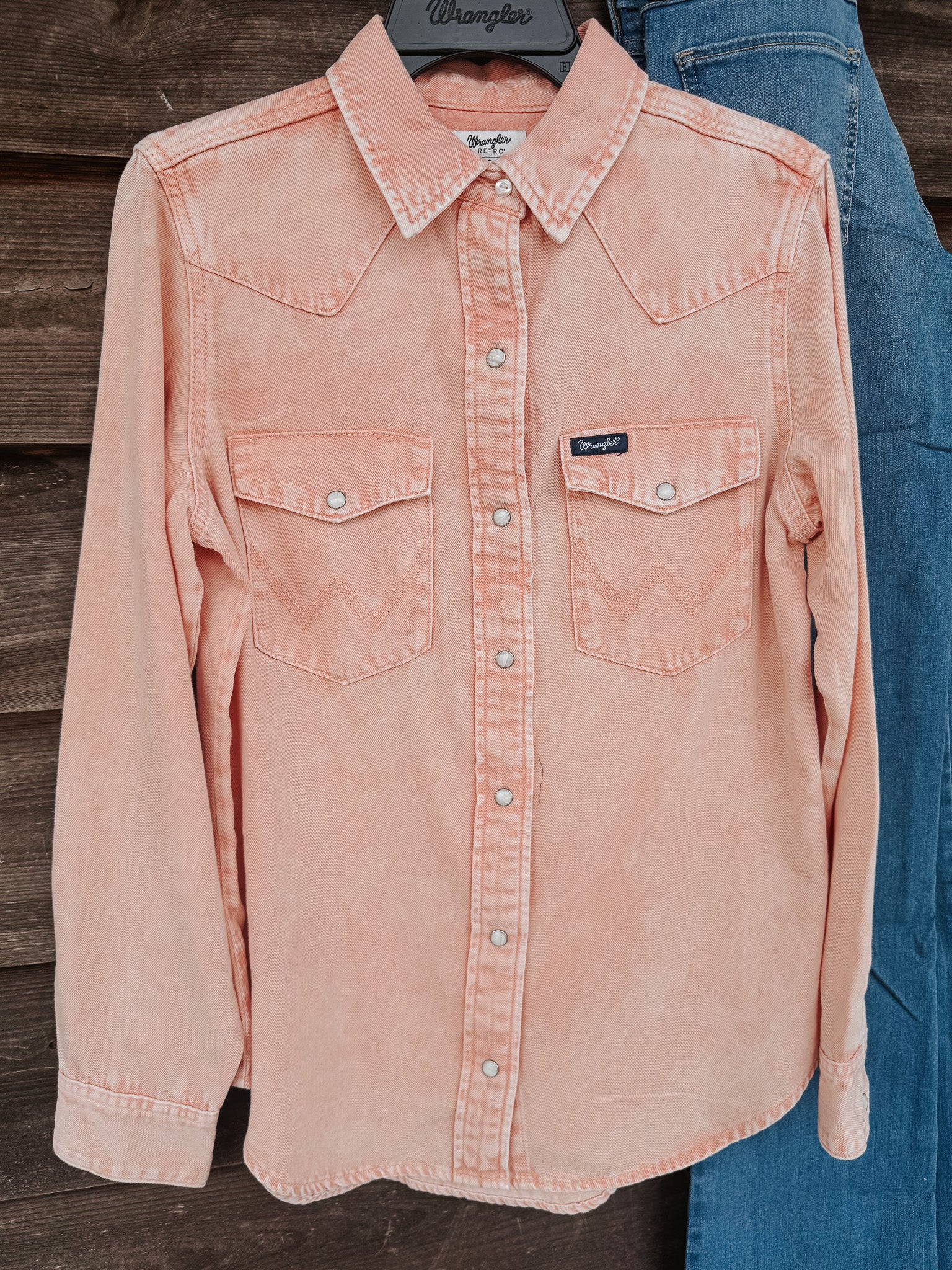 Women's Wrangler Colorwash Slim Western Snap Shirt