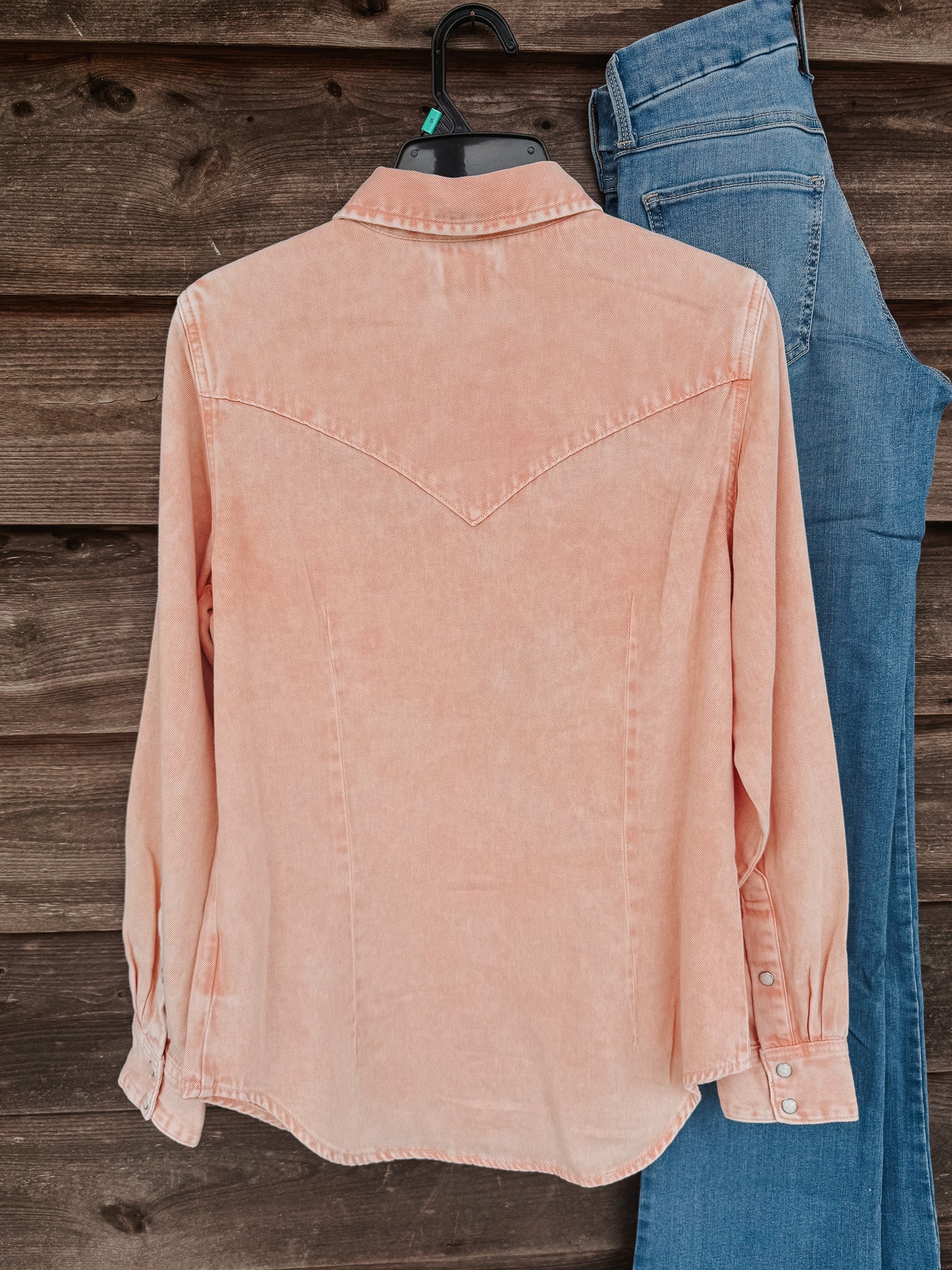 Women's Wrangler Colorwash Slim Western Snap Shirt