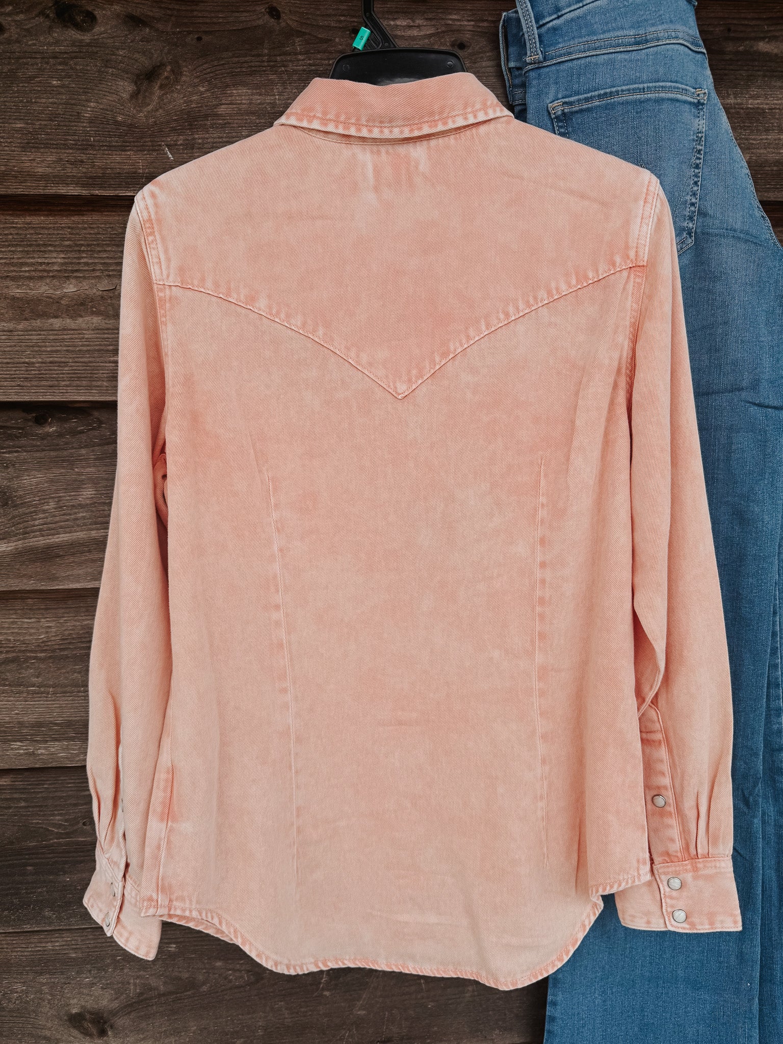 Women's Wrangler Colorwash Slim Western Snap Shirt