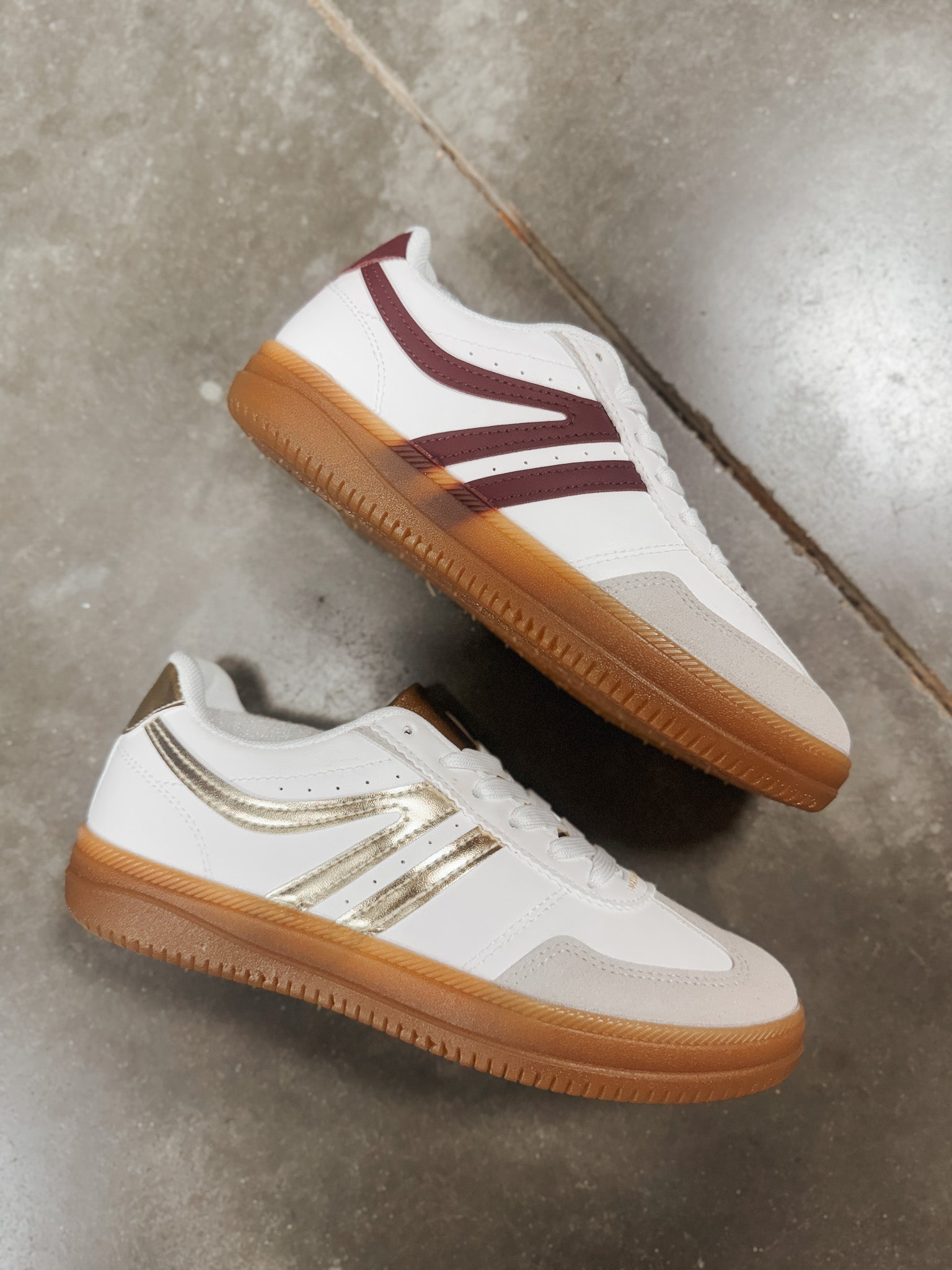 Radiant Steps Red Sneakers