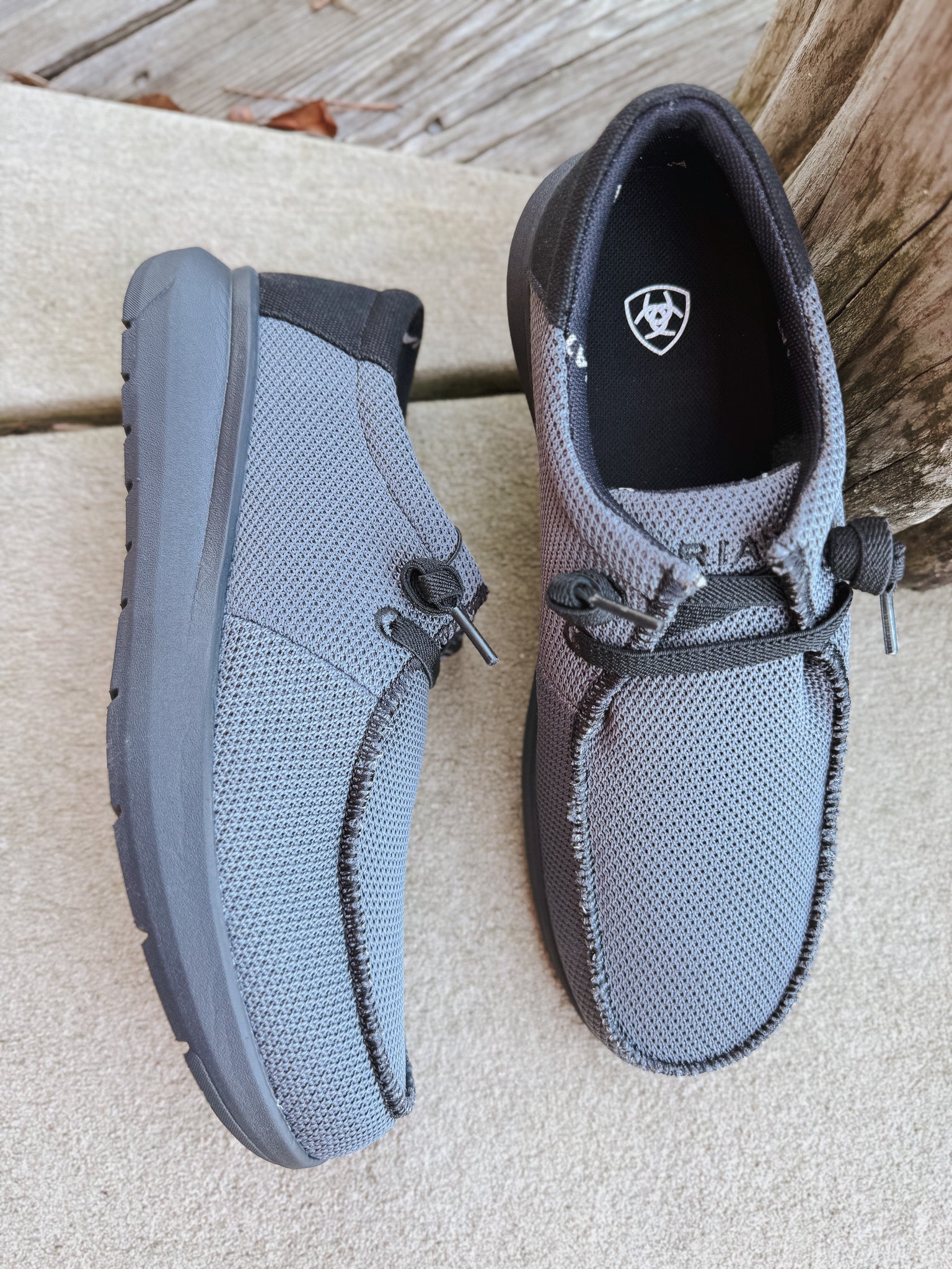 Men's Ariat Hilo Heathered Smoke