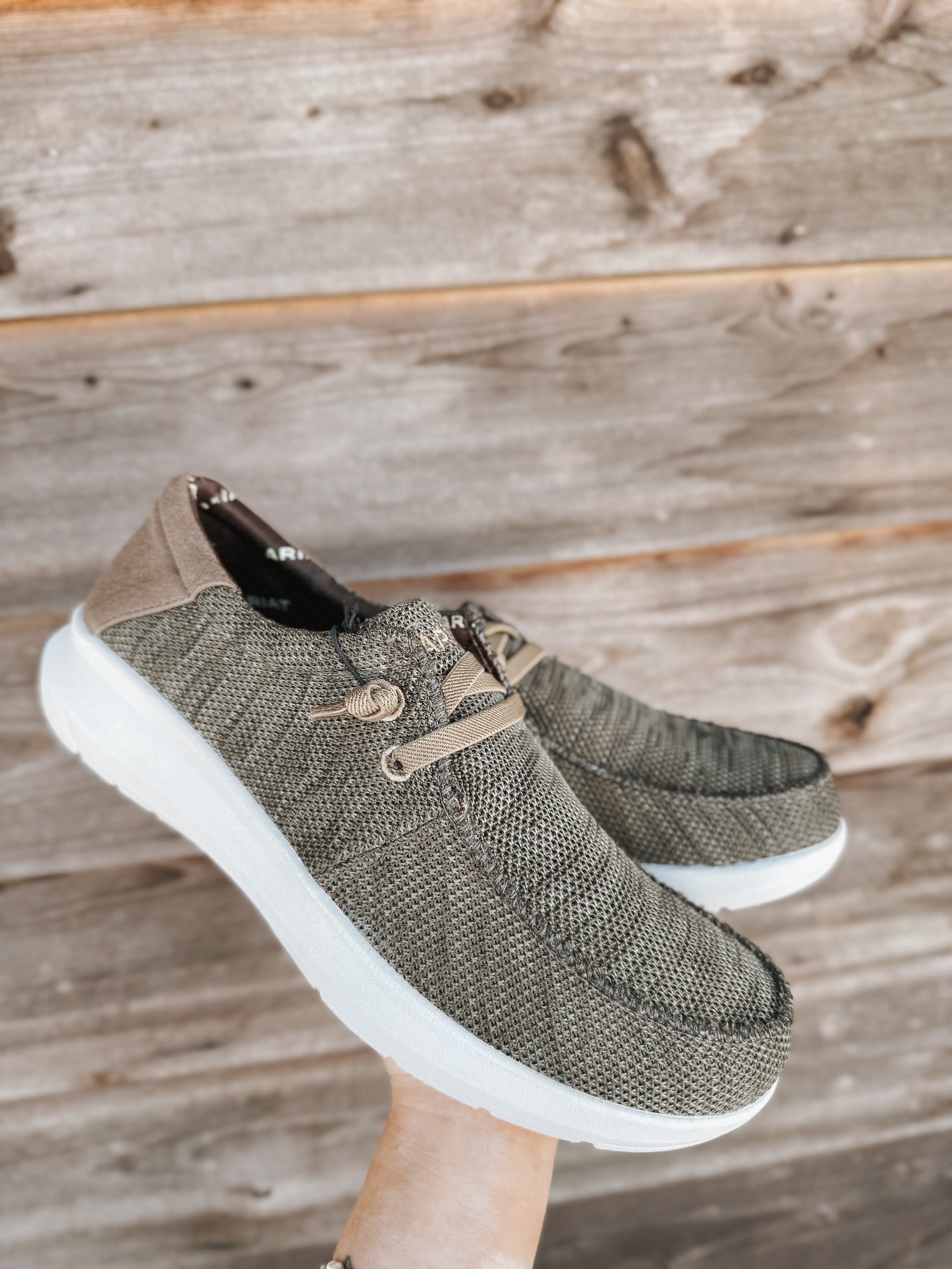 Men's Ariat Hilo Heathered Olive