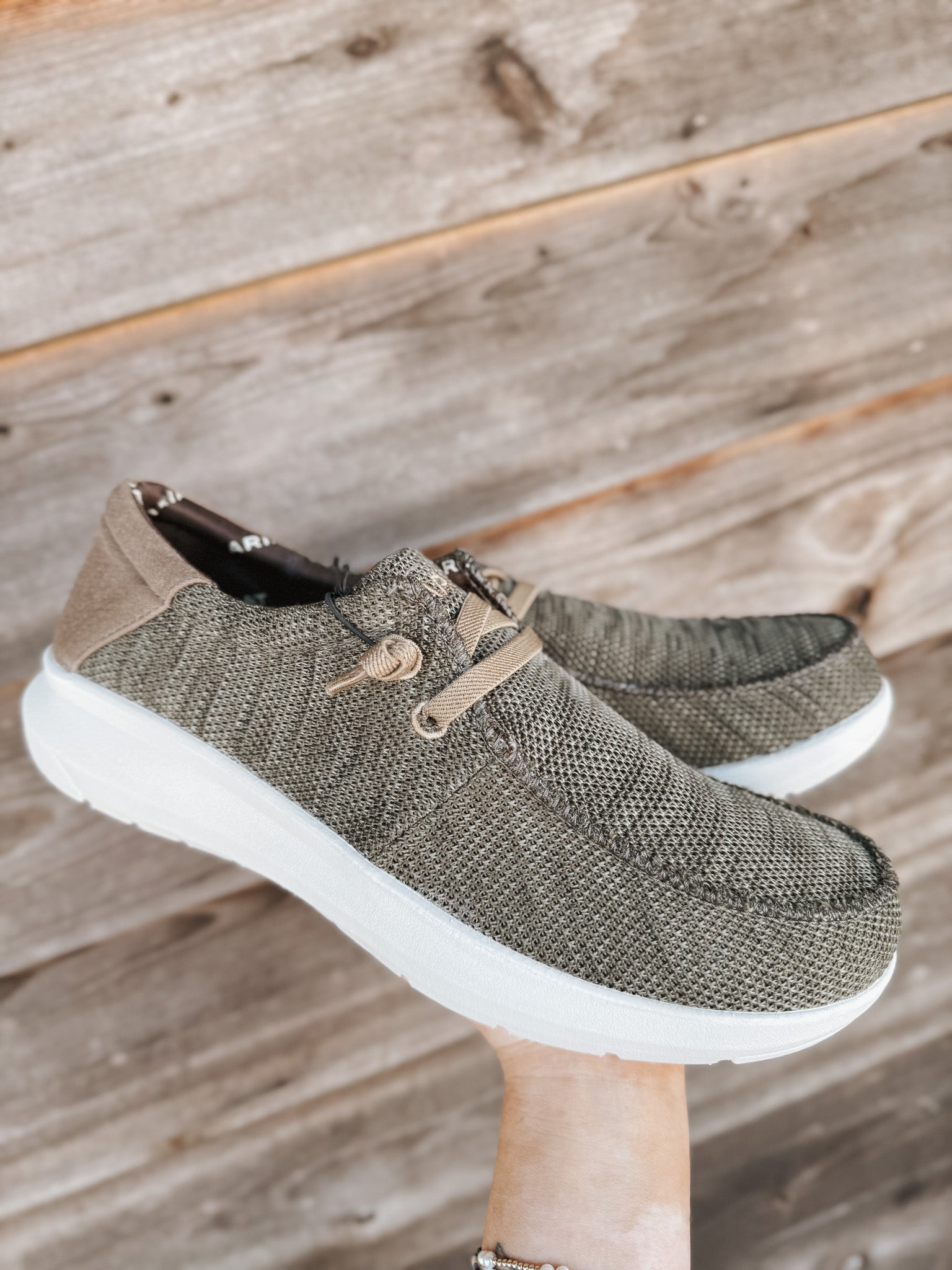 Men's Ariat Hilo Heathered Olive