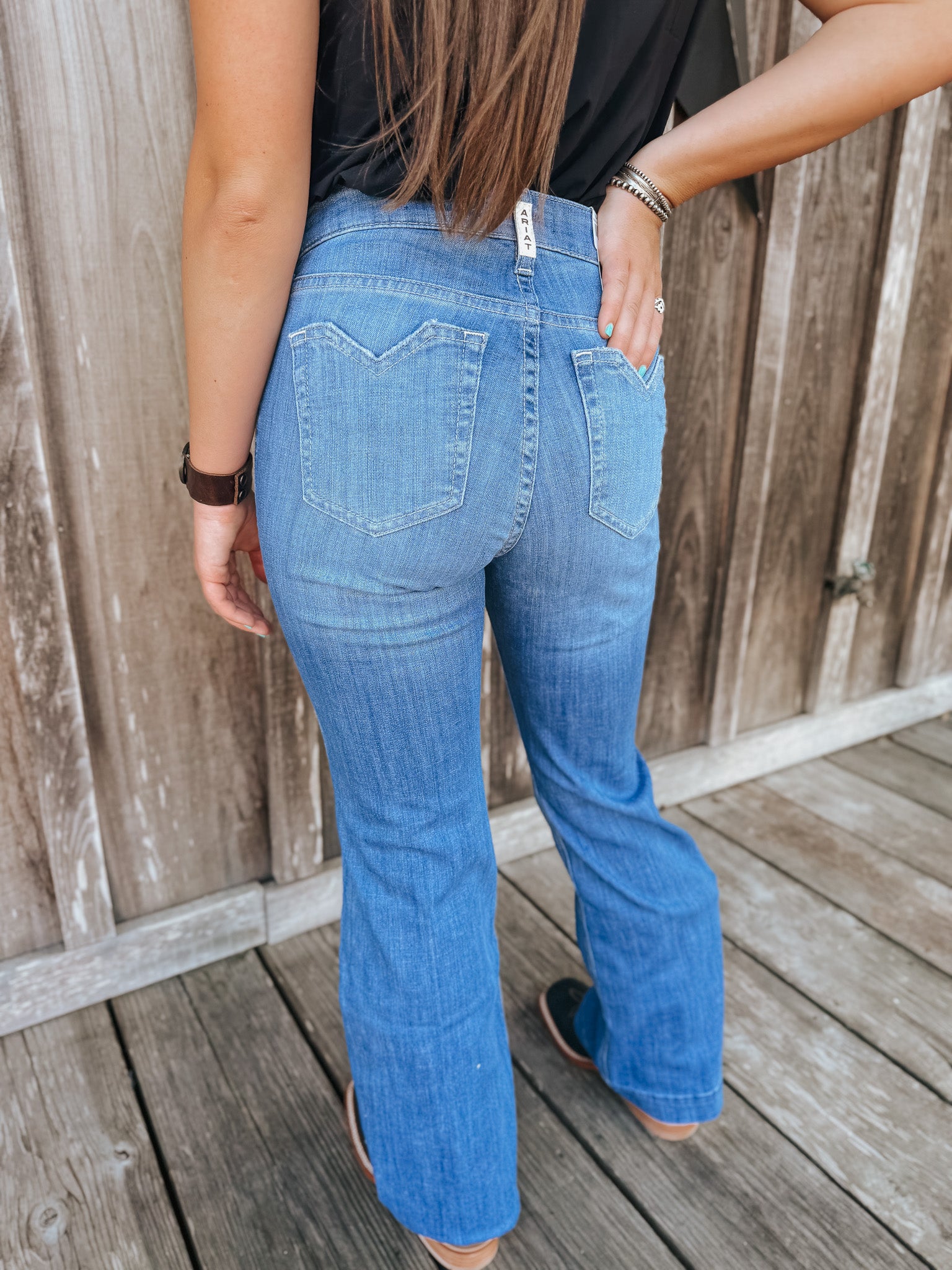 Women's Ariat High Rise Clair Slim Trouser Jeans