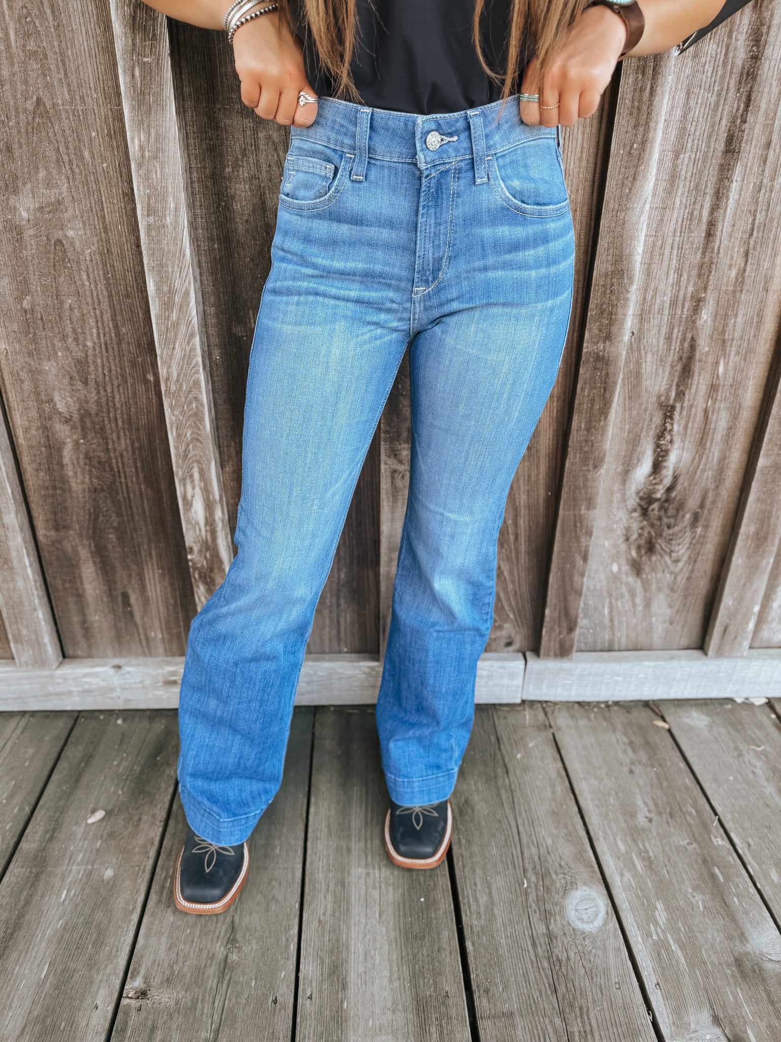 Women's Ariat High Rise Clair Slim Trouser Jeans