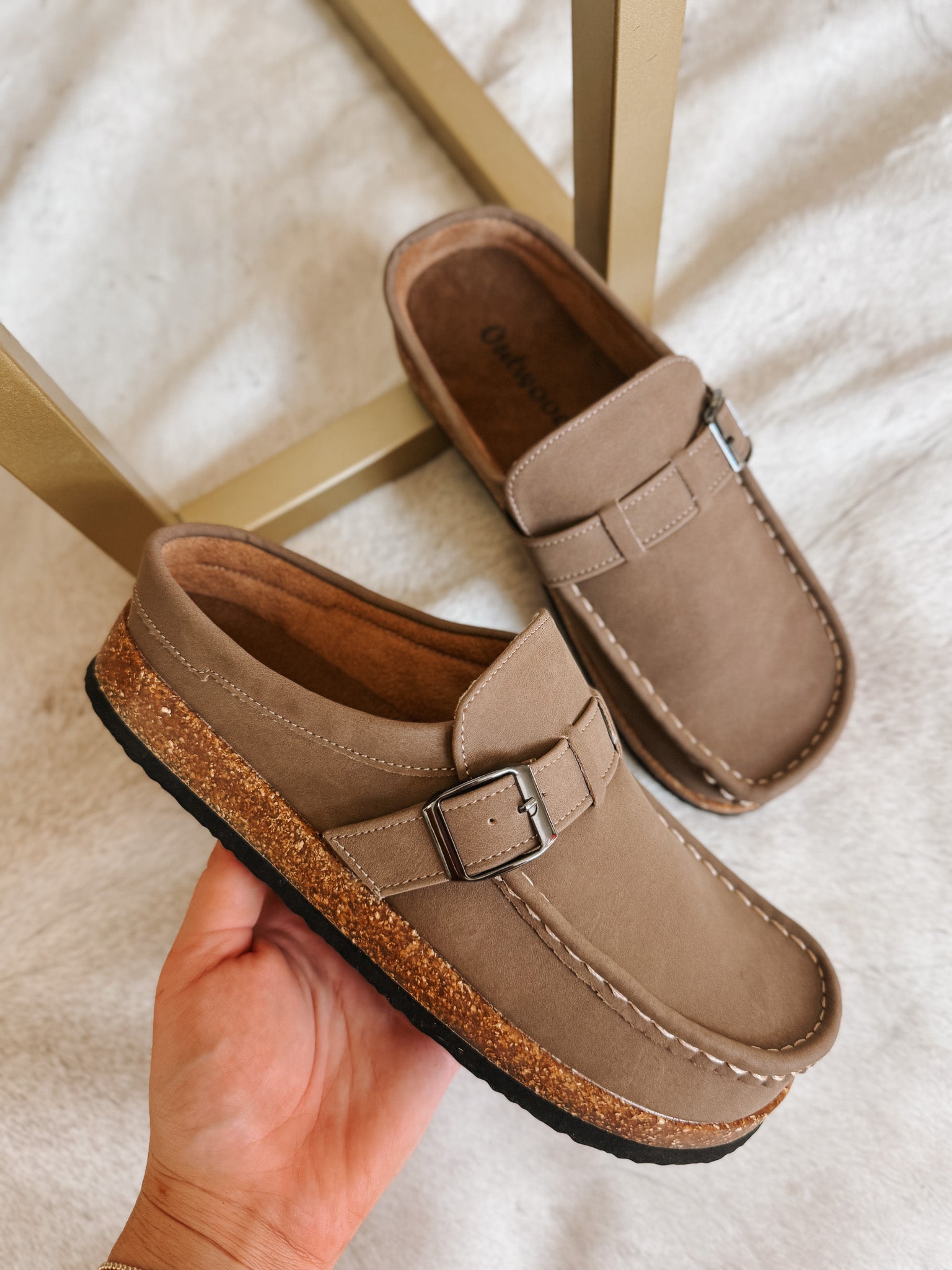 From Here On Clog in Taupe