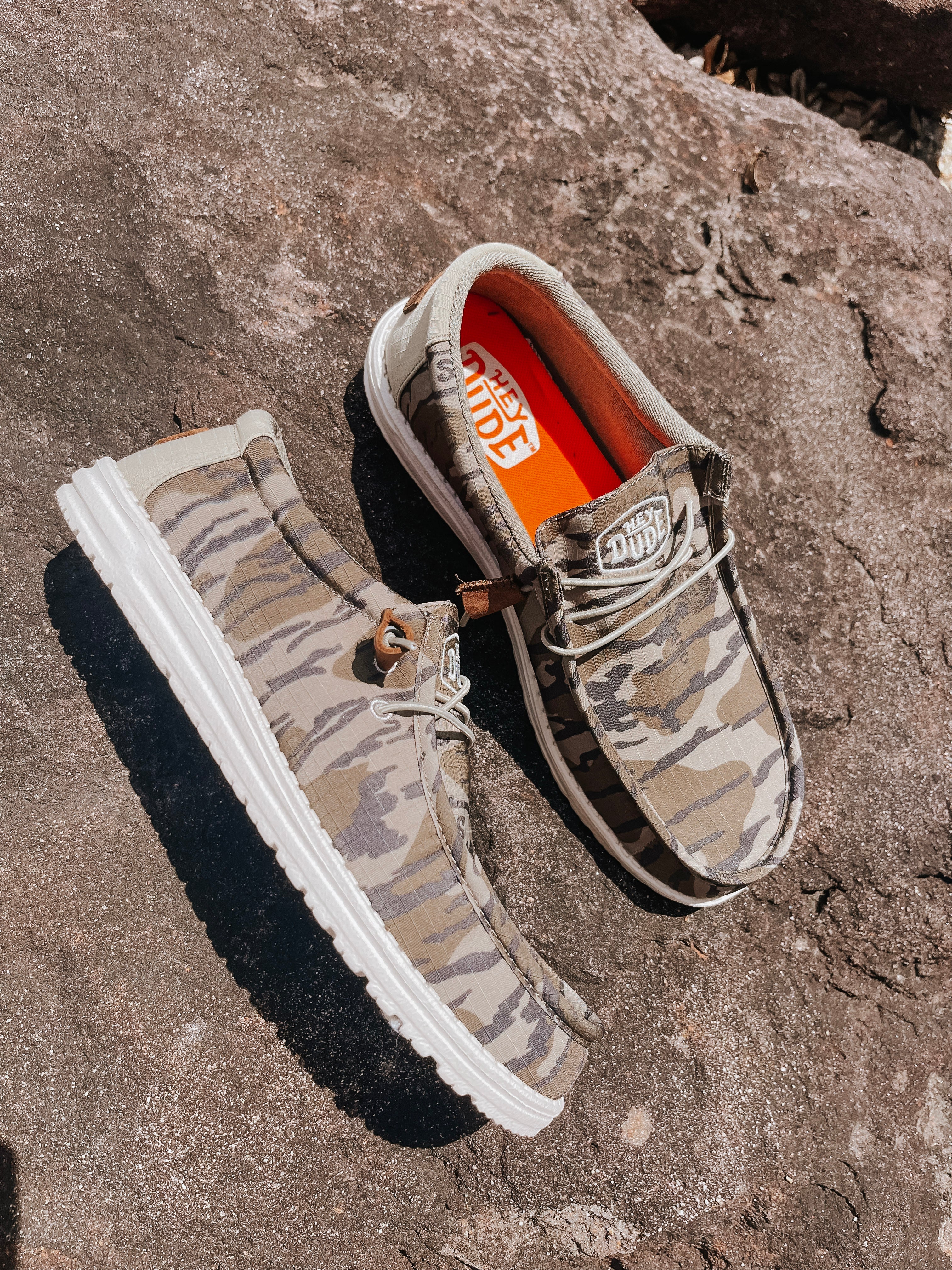 Men's Hey Dude Wally Mossy Oak Original Bottomland