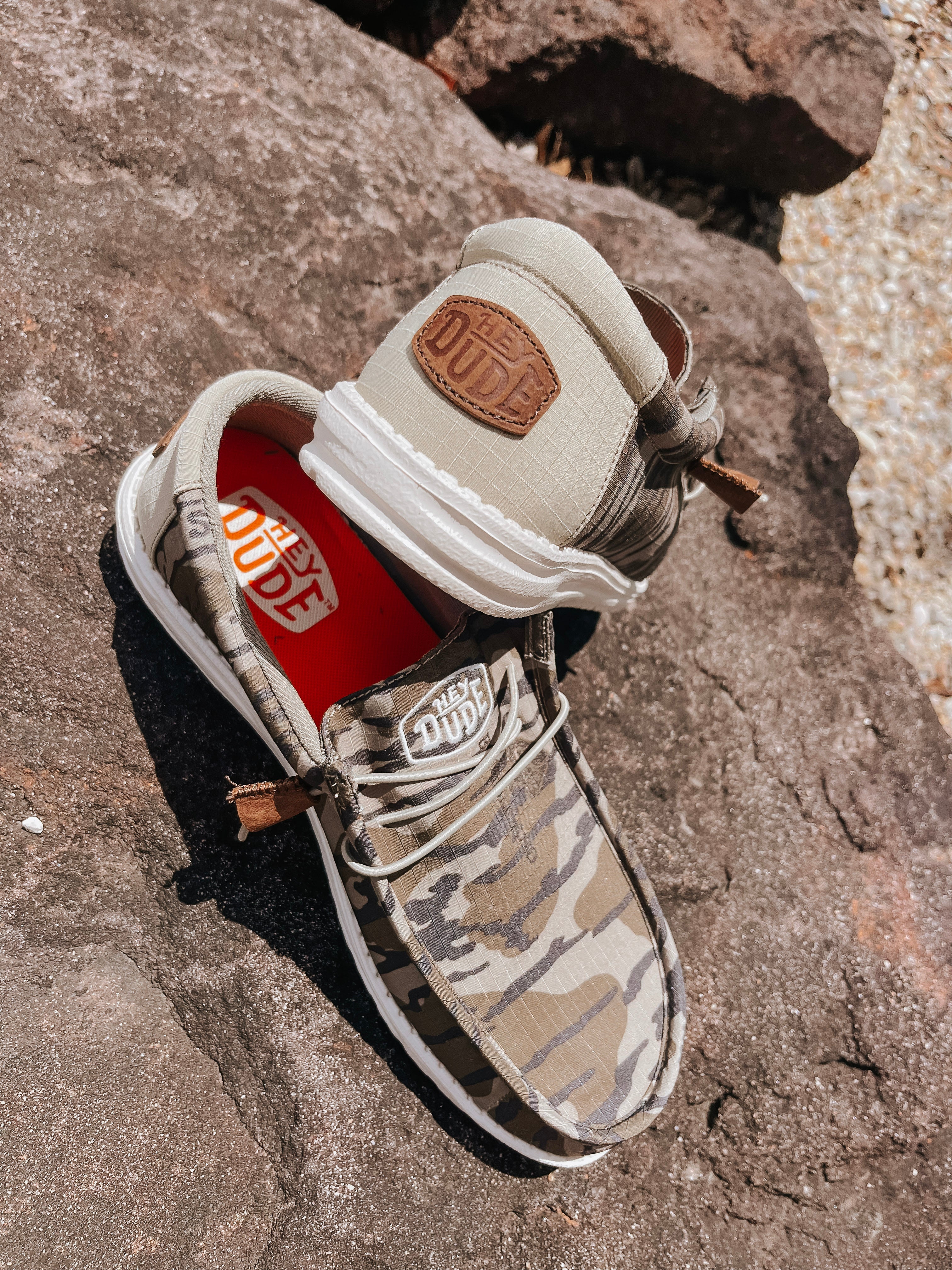 Men's Hey Dude Wally Mossy Oak Original Bottomland