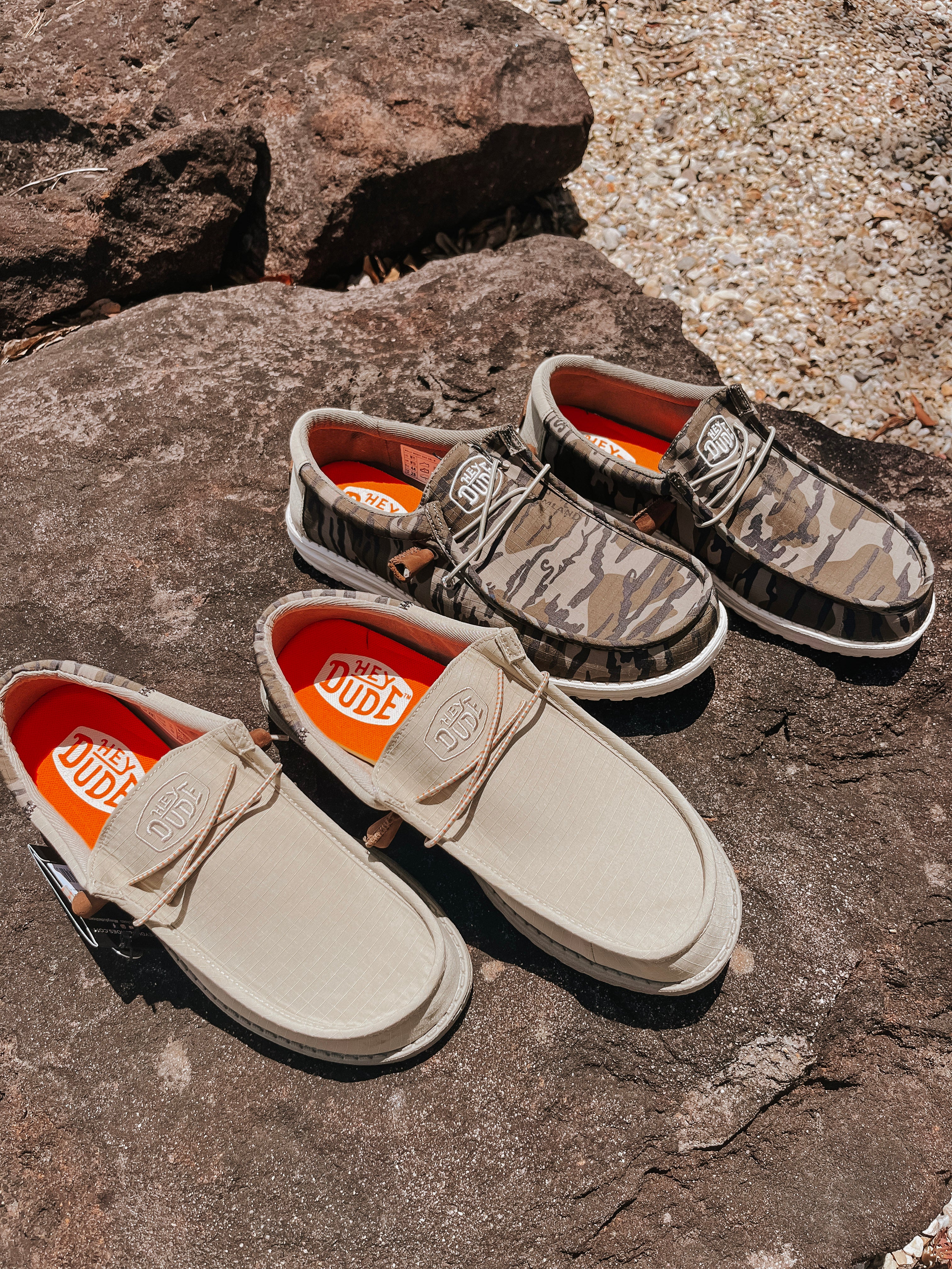 Men's Hey Dude Wally Mossy Oak Original Bottomland