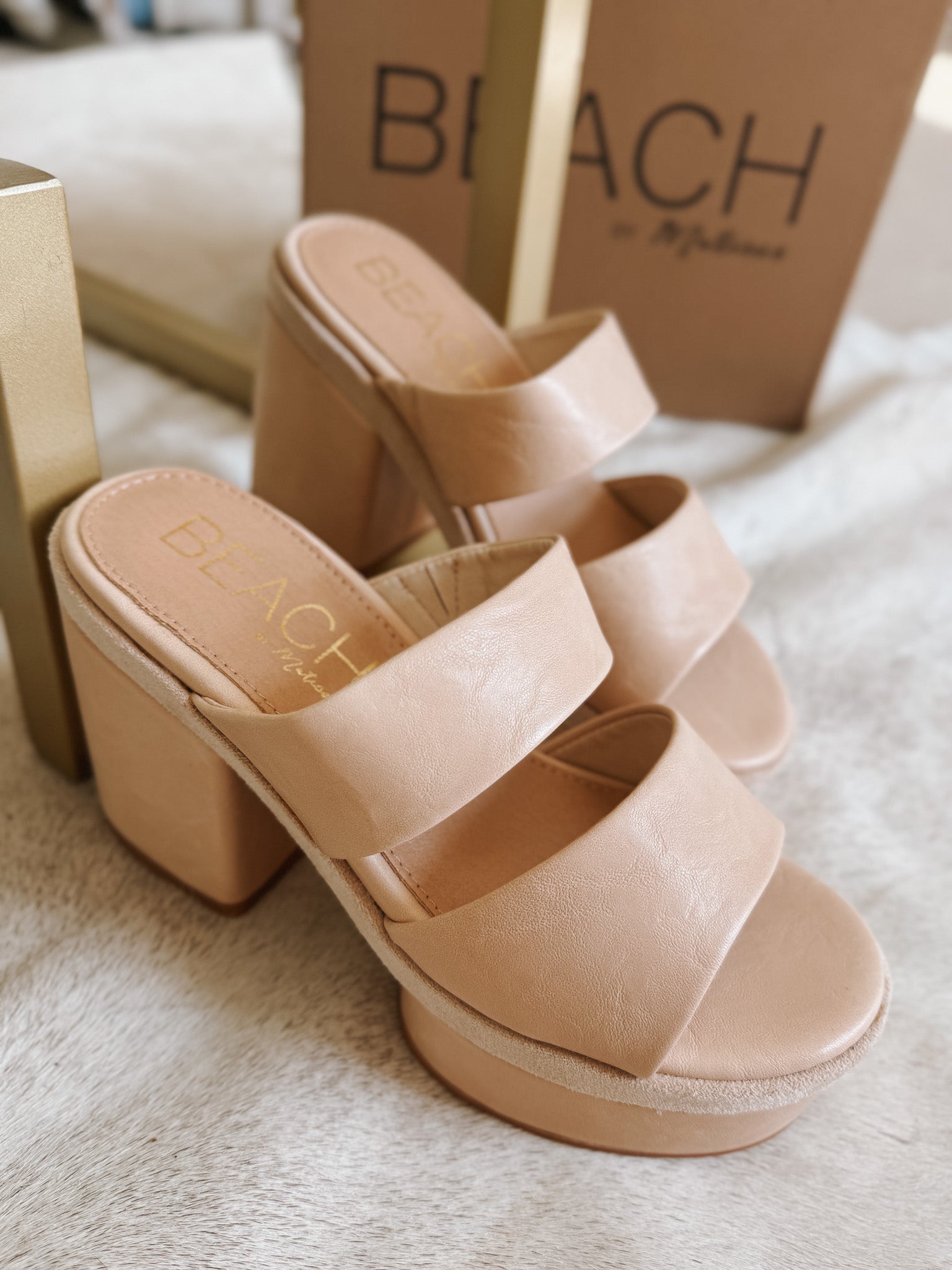 Higher Standards Graham Platform Sandal in Natural