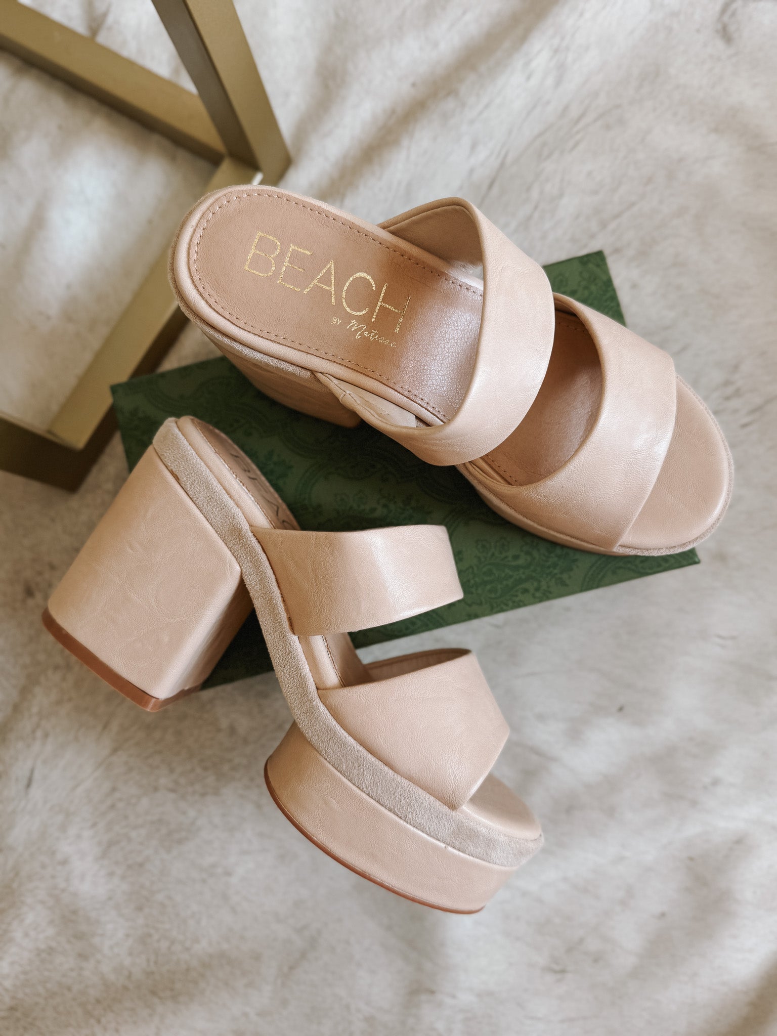 Higher Standards Graham Platform Sandal in Natural