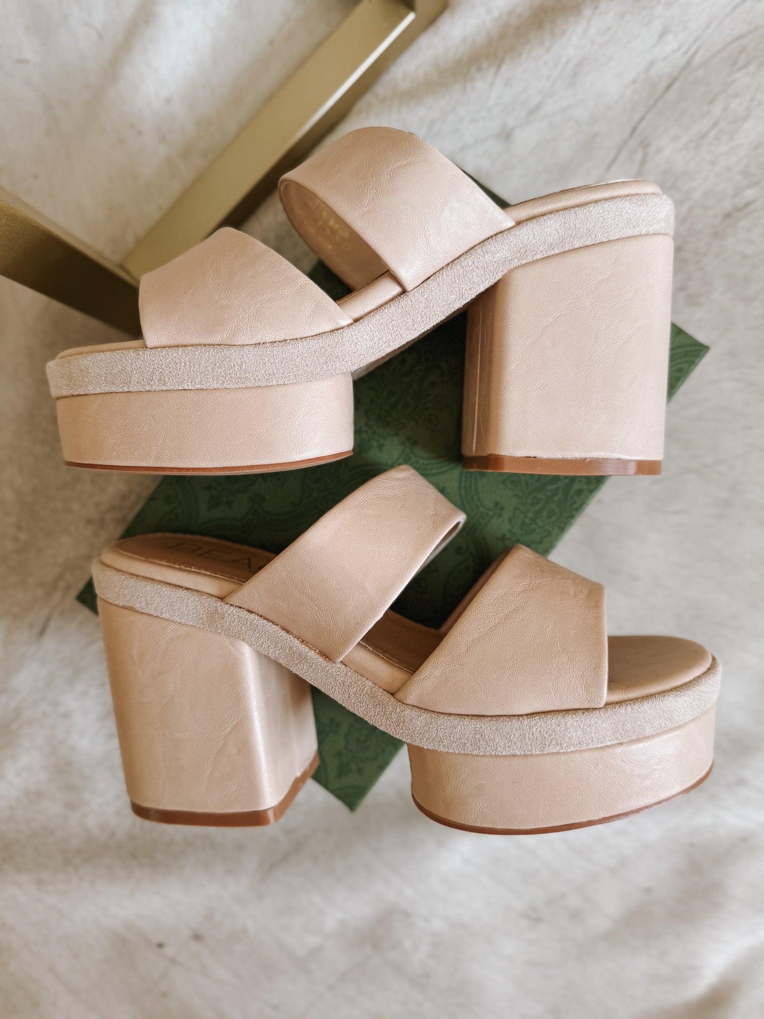 Higher Standards Graham Platform Sandal in Natural