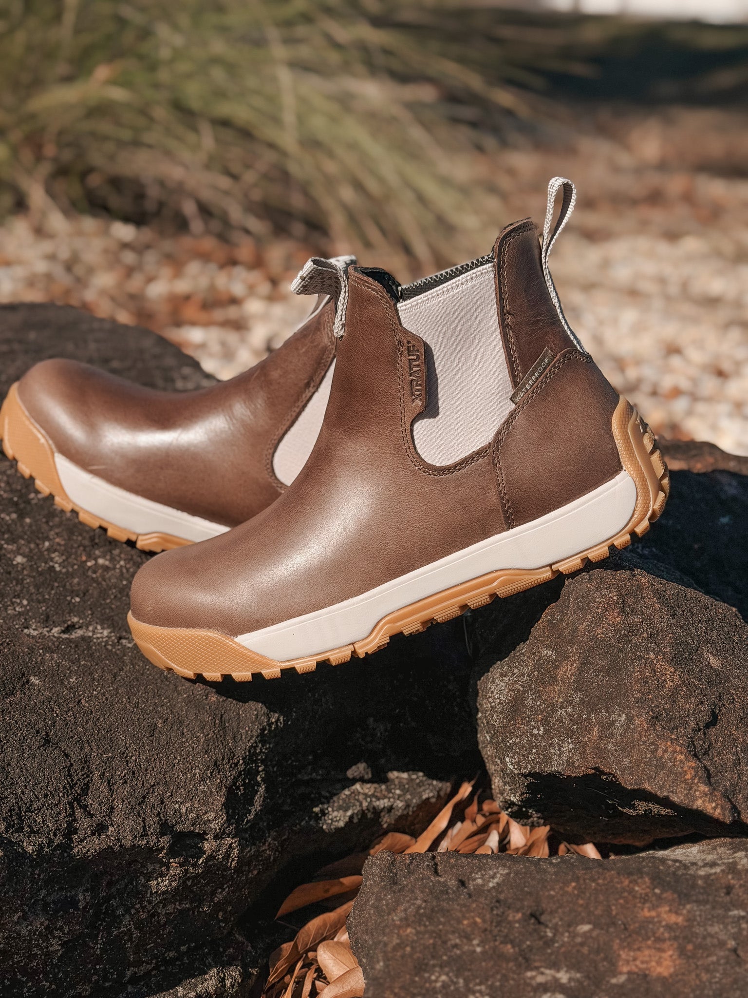 Women's XTRATUF Waterproof Leather Ankle Deck Boot