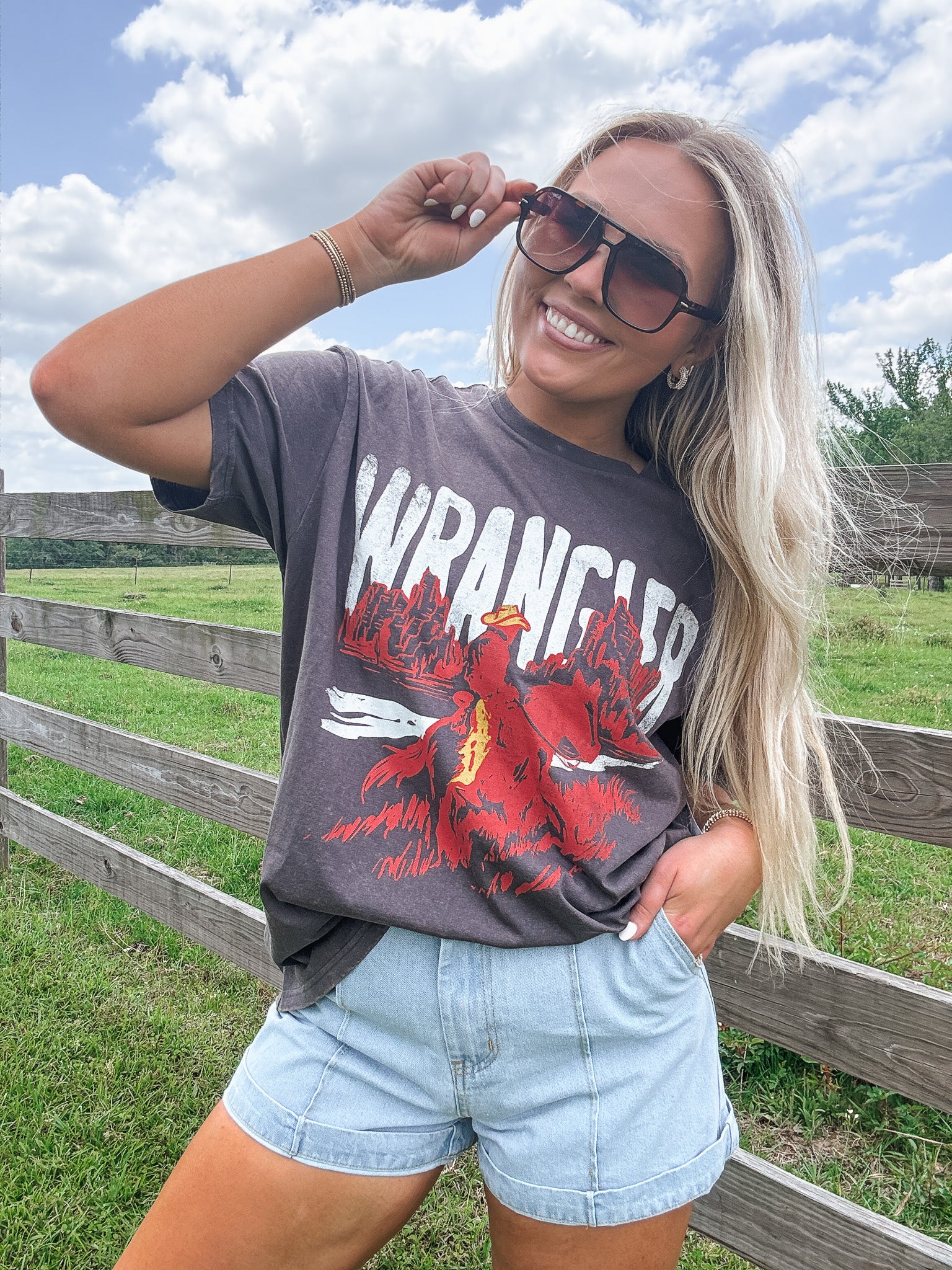 Wrangler Scenic Cowboy T-Shirt