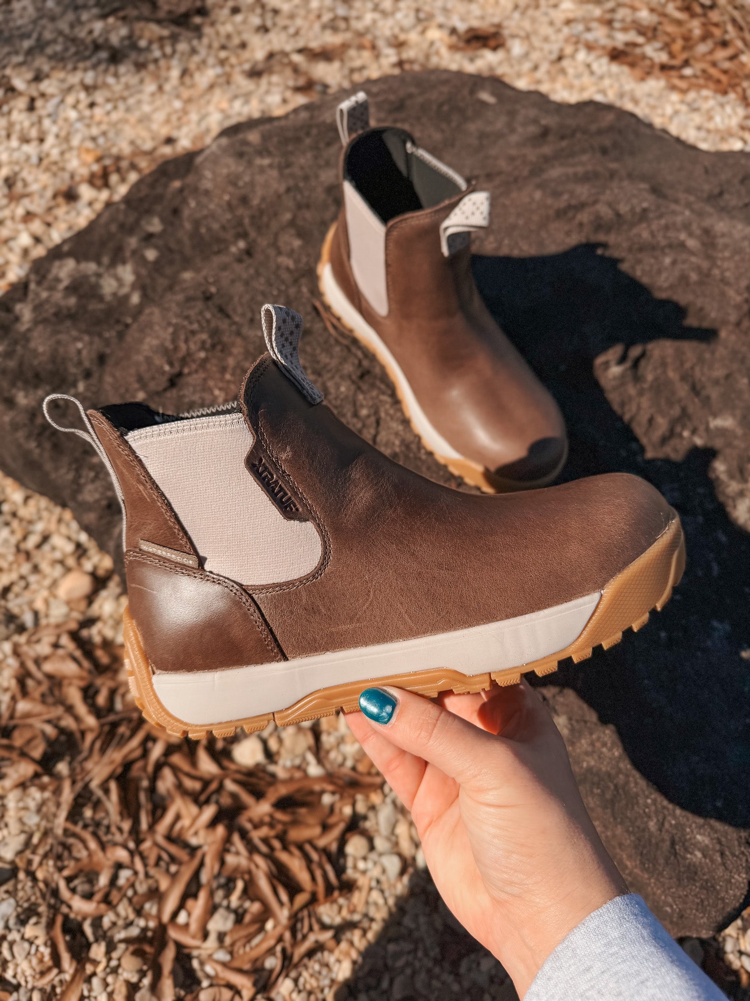 Women's XTRATUF Waterproof Leather Ankle Deck Boot