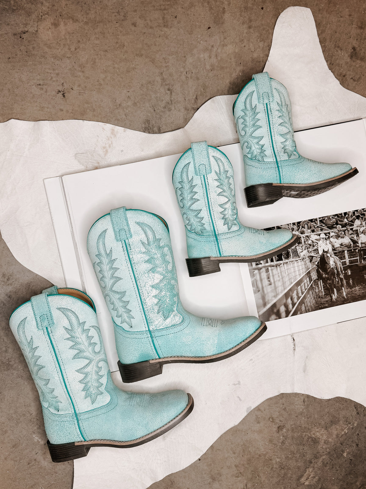 Smoky Mountain Children's Painted Prairie Boots