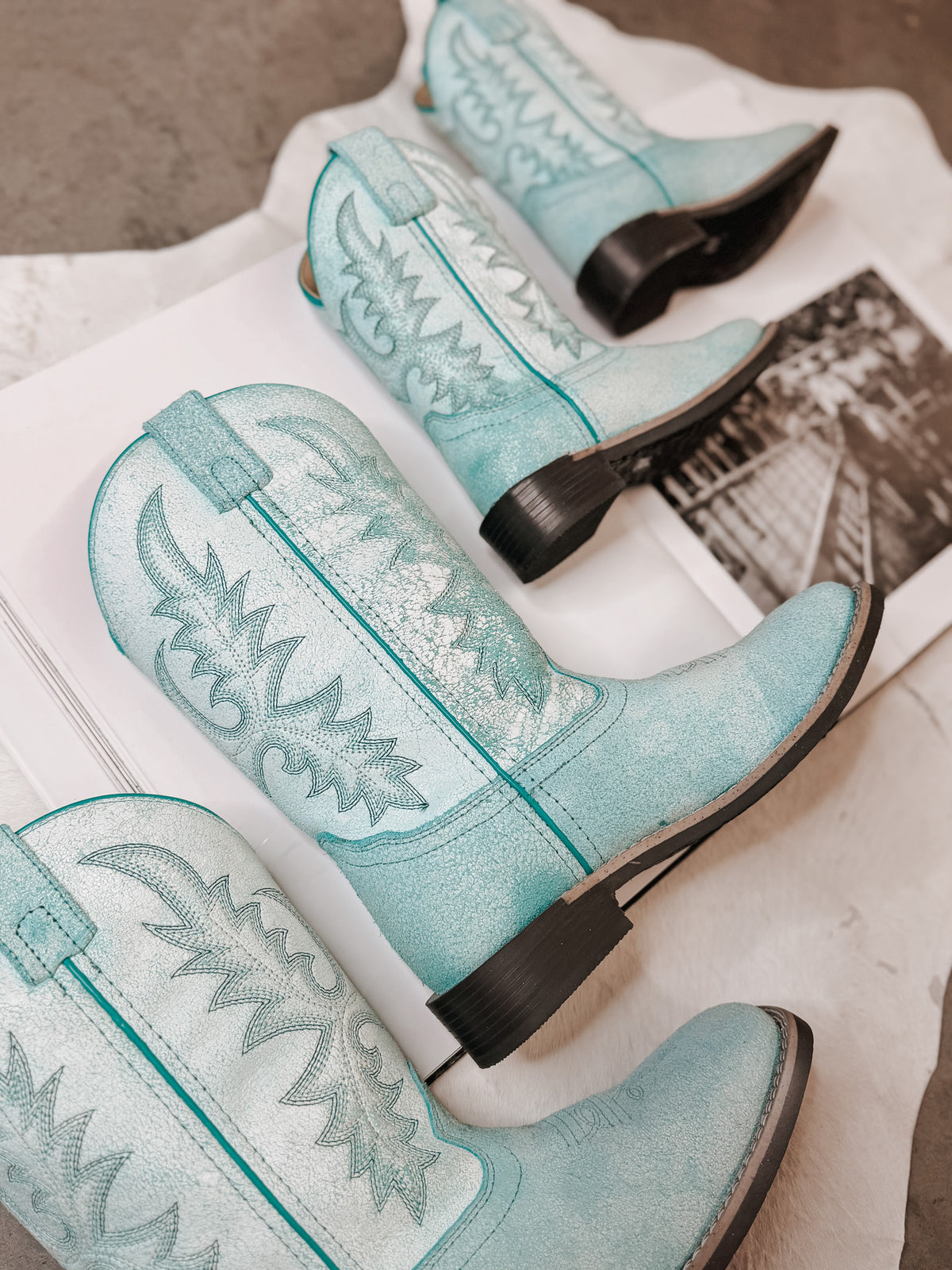 Smoky Mountain Children's Painted Prairie Boots