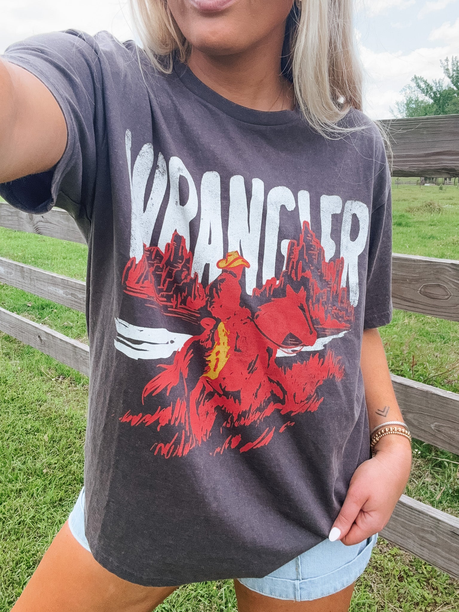 Wrangler Scenic Cowboy T-Shirt