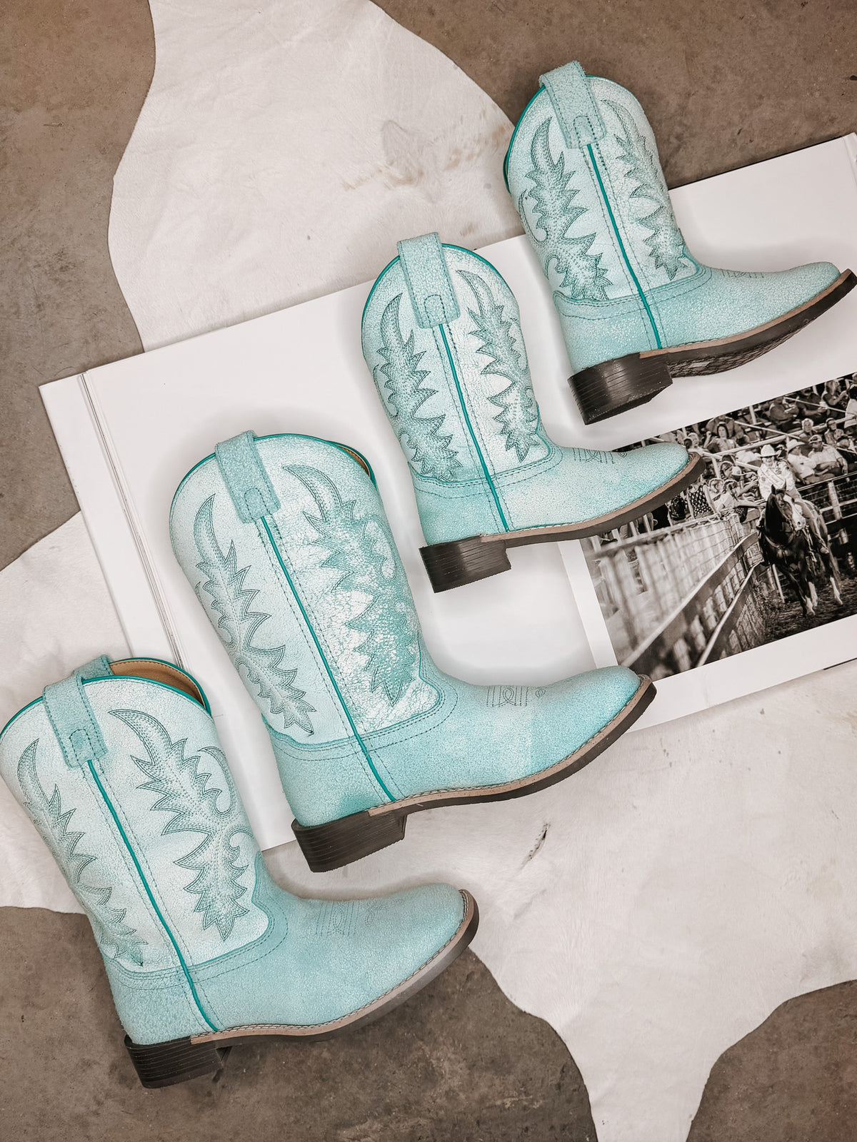 Smoky Mountain Children's Painted Prairie Boots