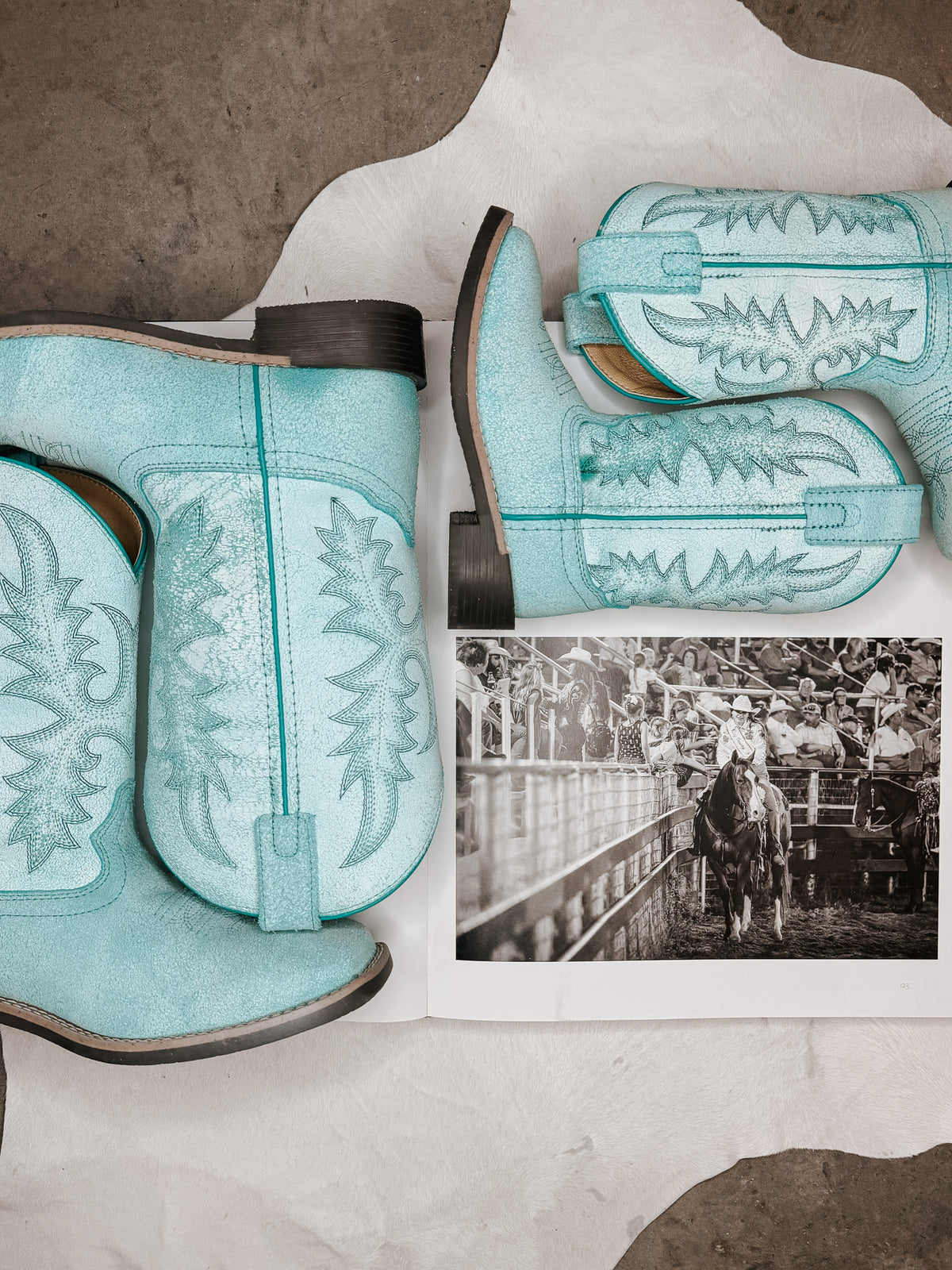 Smoky Mountain Children's Painted Prairie Boots