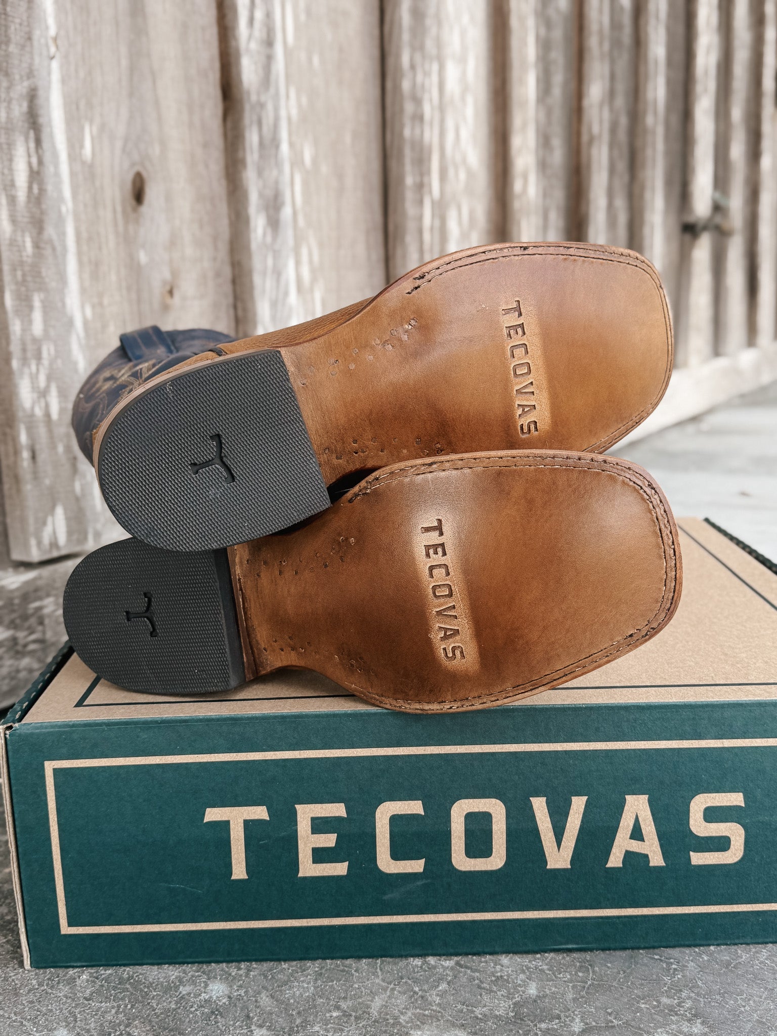 Tecovas Men's The Doc Square Toe Western Boots