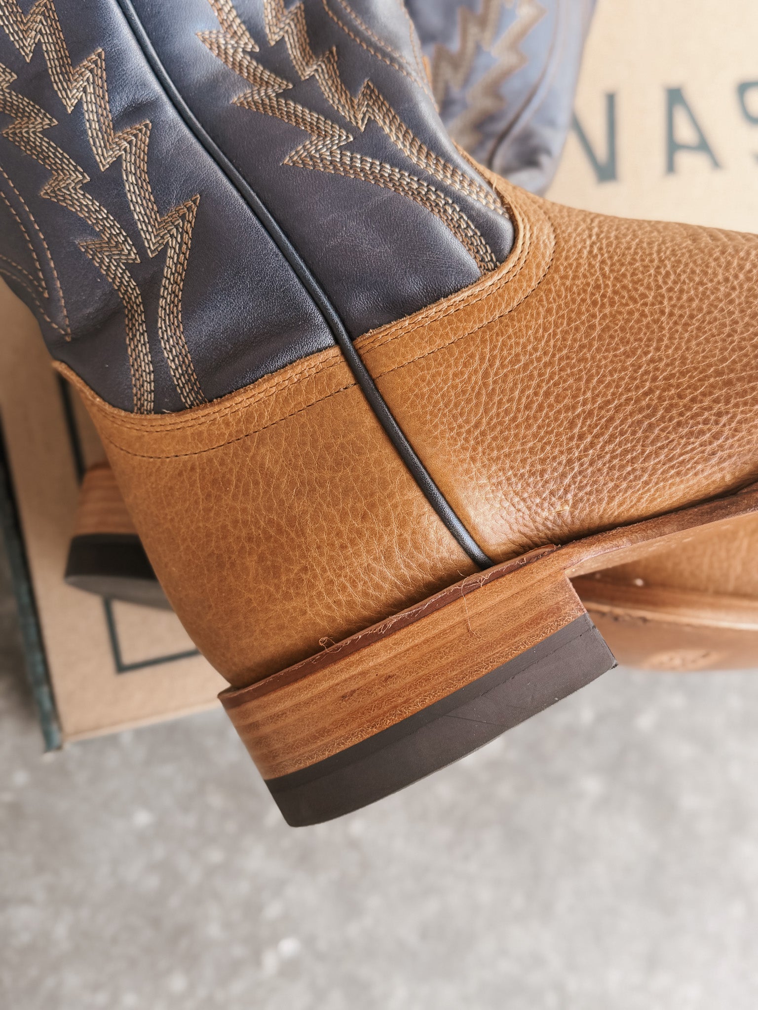 Tecovas Men's The Doc Square Toe Western Boots