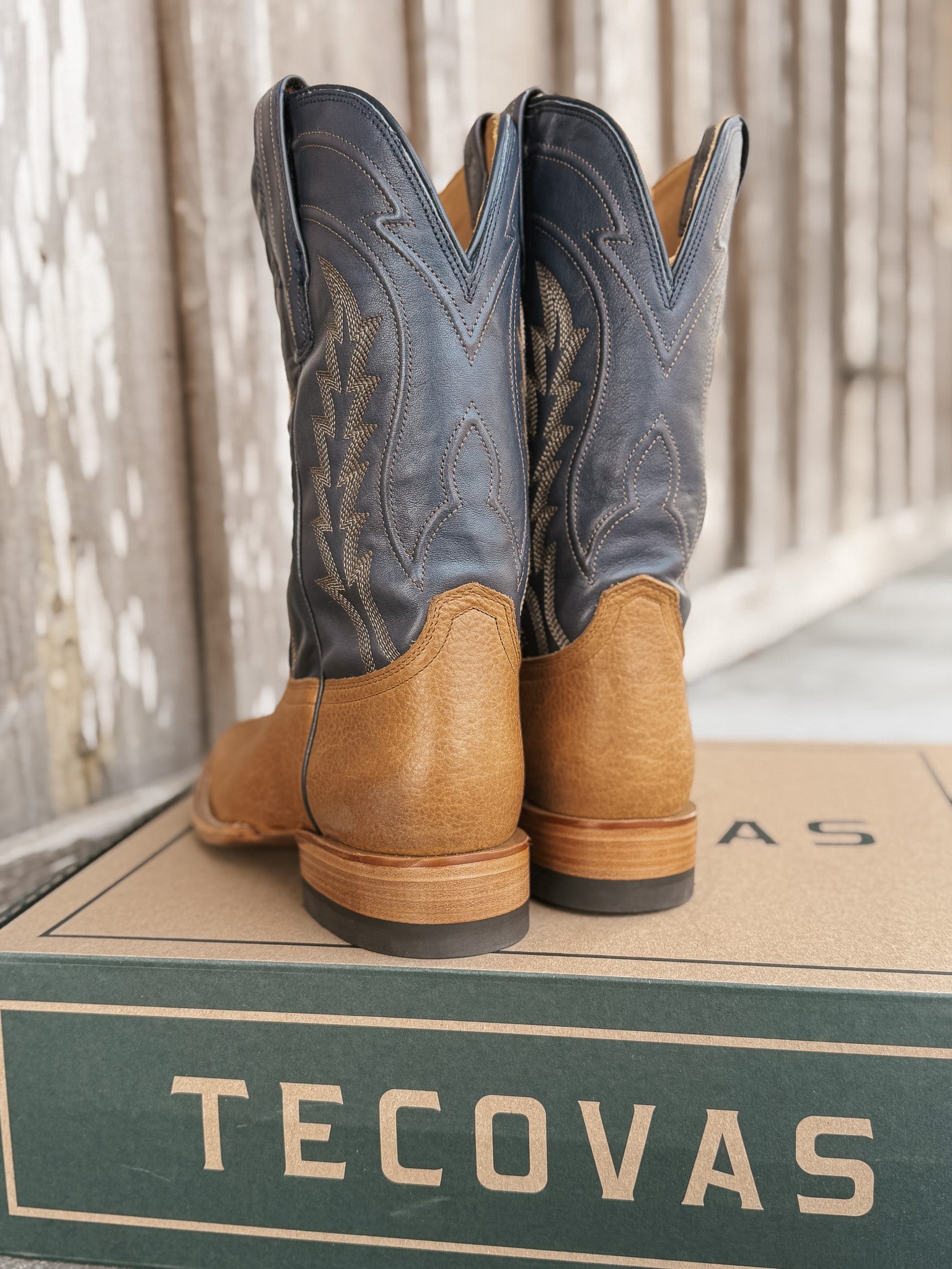 Tecovas Men's The Doc Square Toe Western Boots