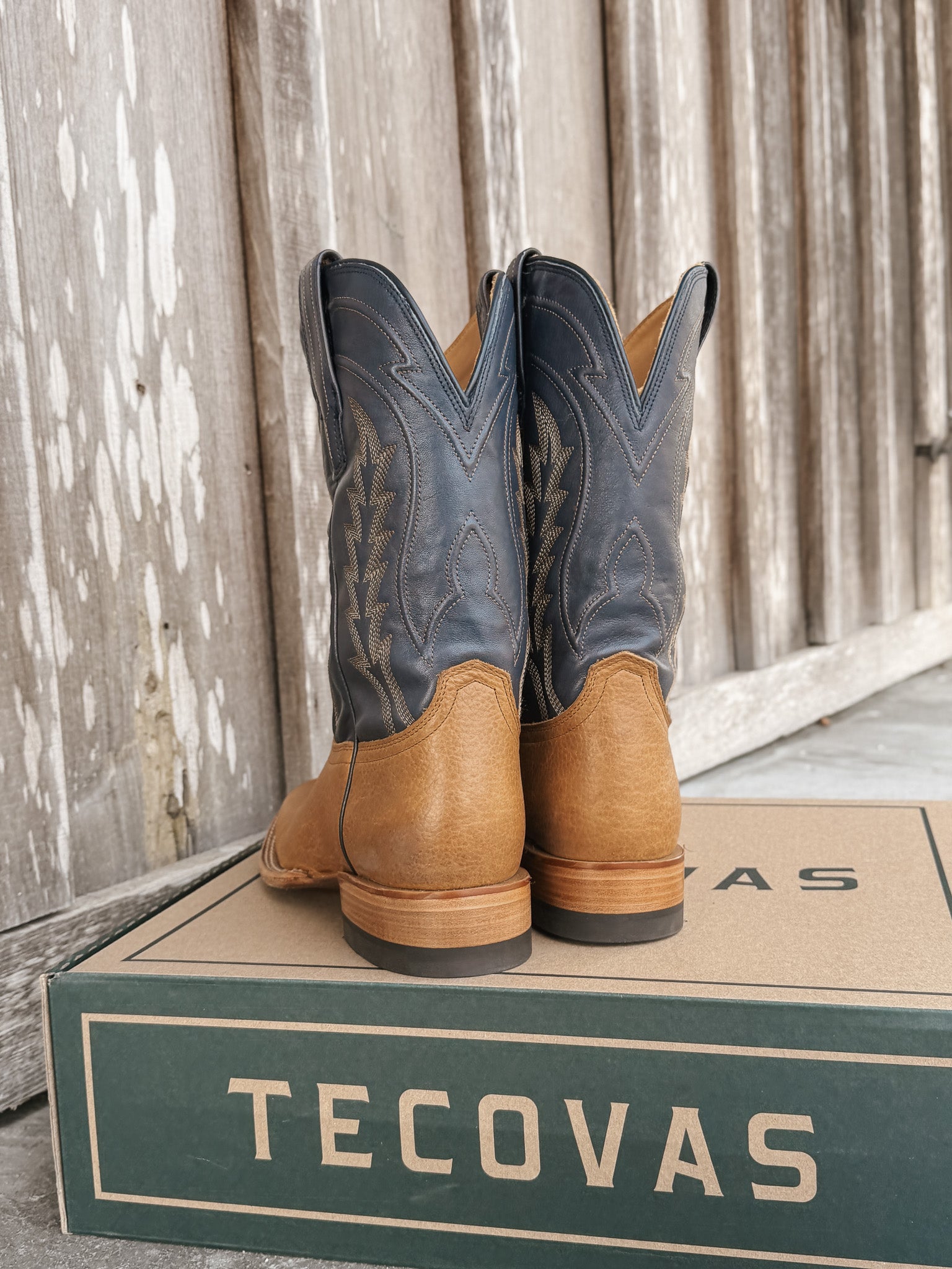 Tecovas Men's The Doc Square Toe Western Boots