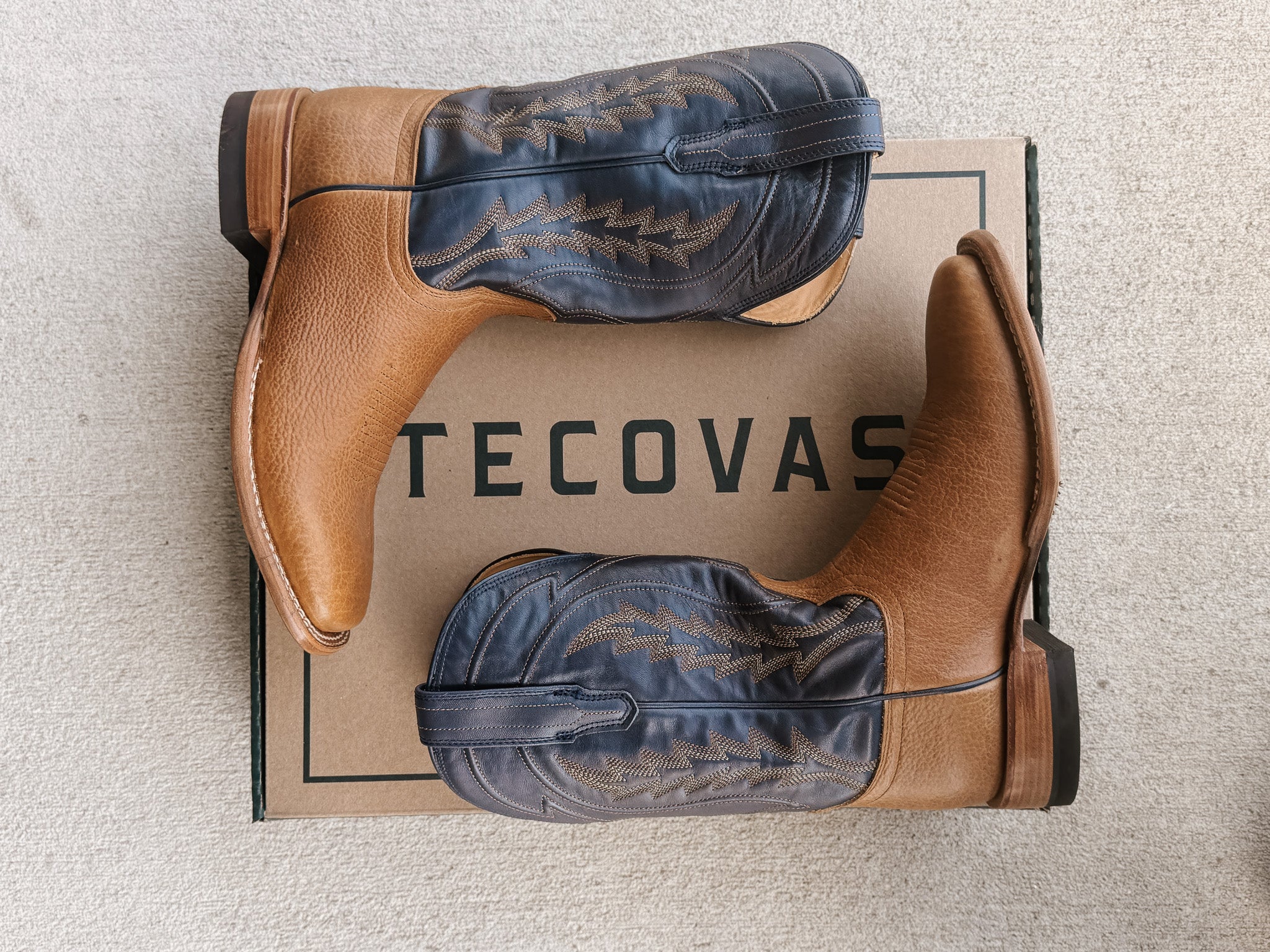 Tecovas Men's The Doc Square Toe Western Boots