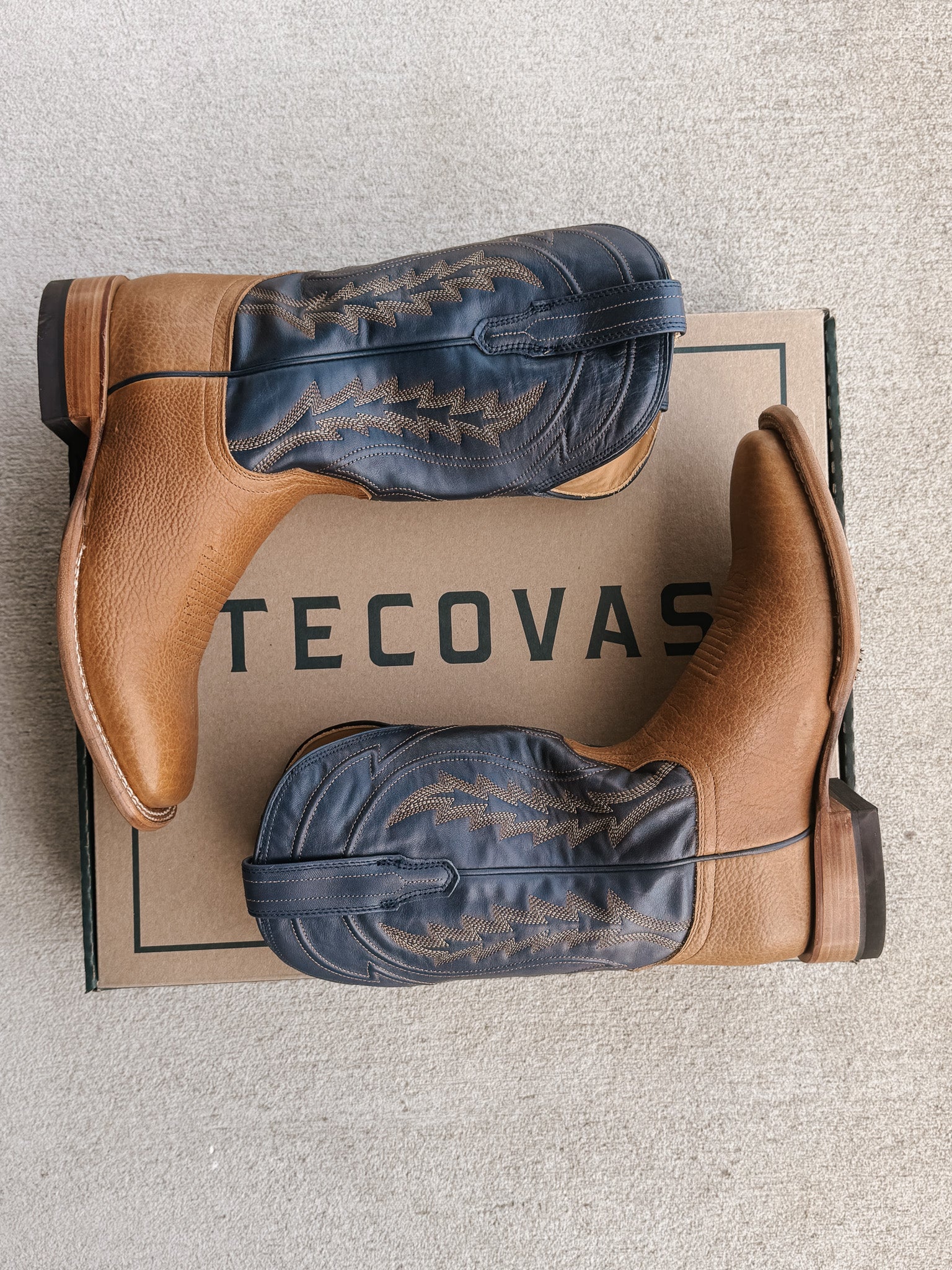 Tecovas Men's The Doc Square Toe Western Boots