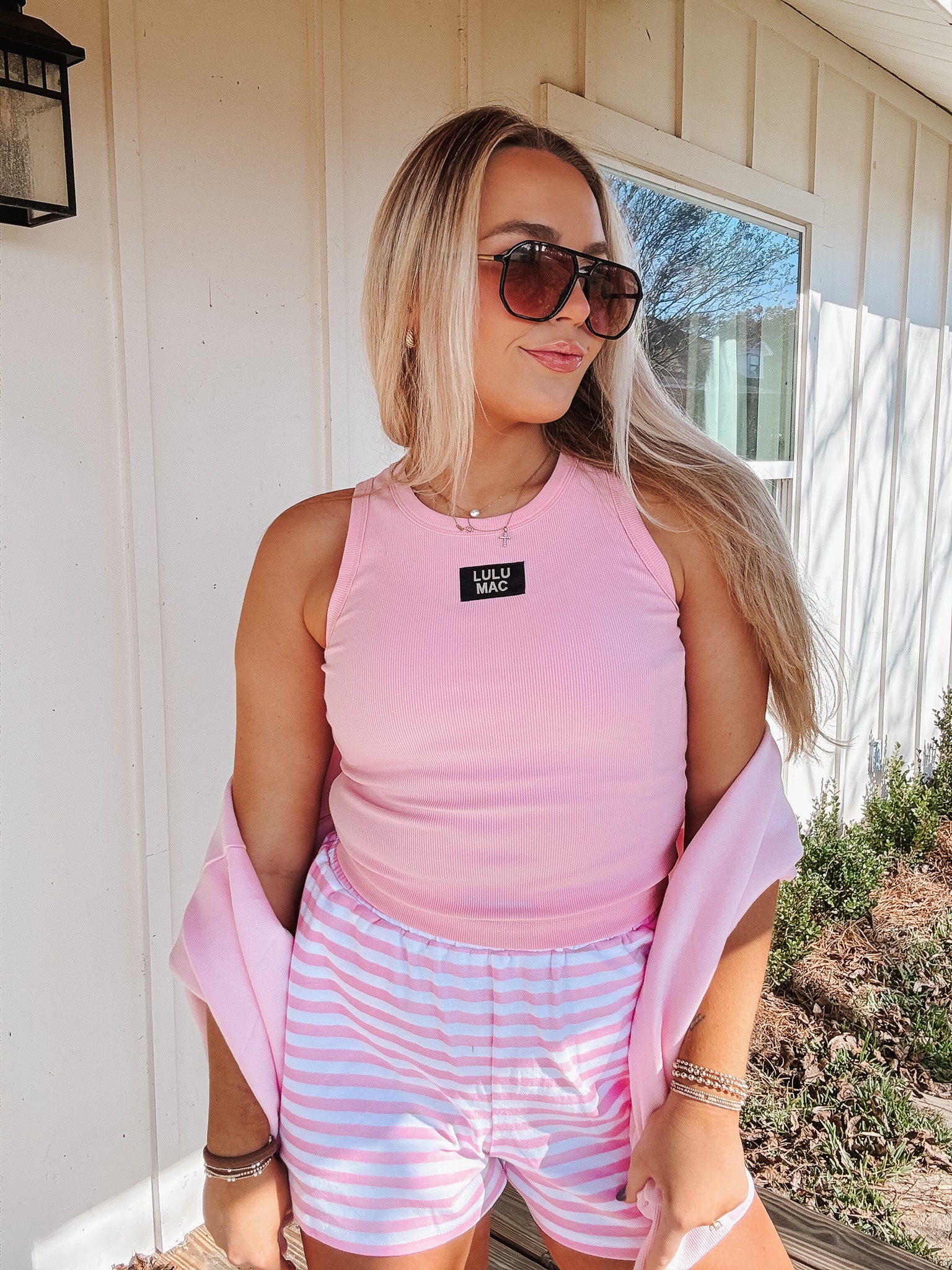 Lulu Mac Tank in Light Pink