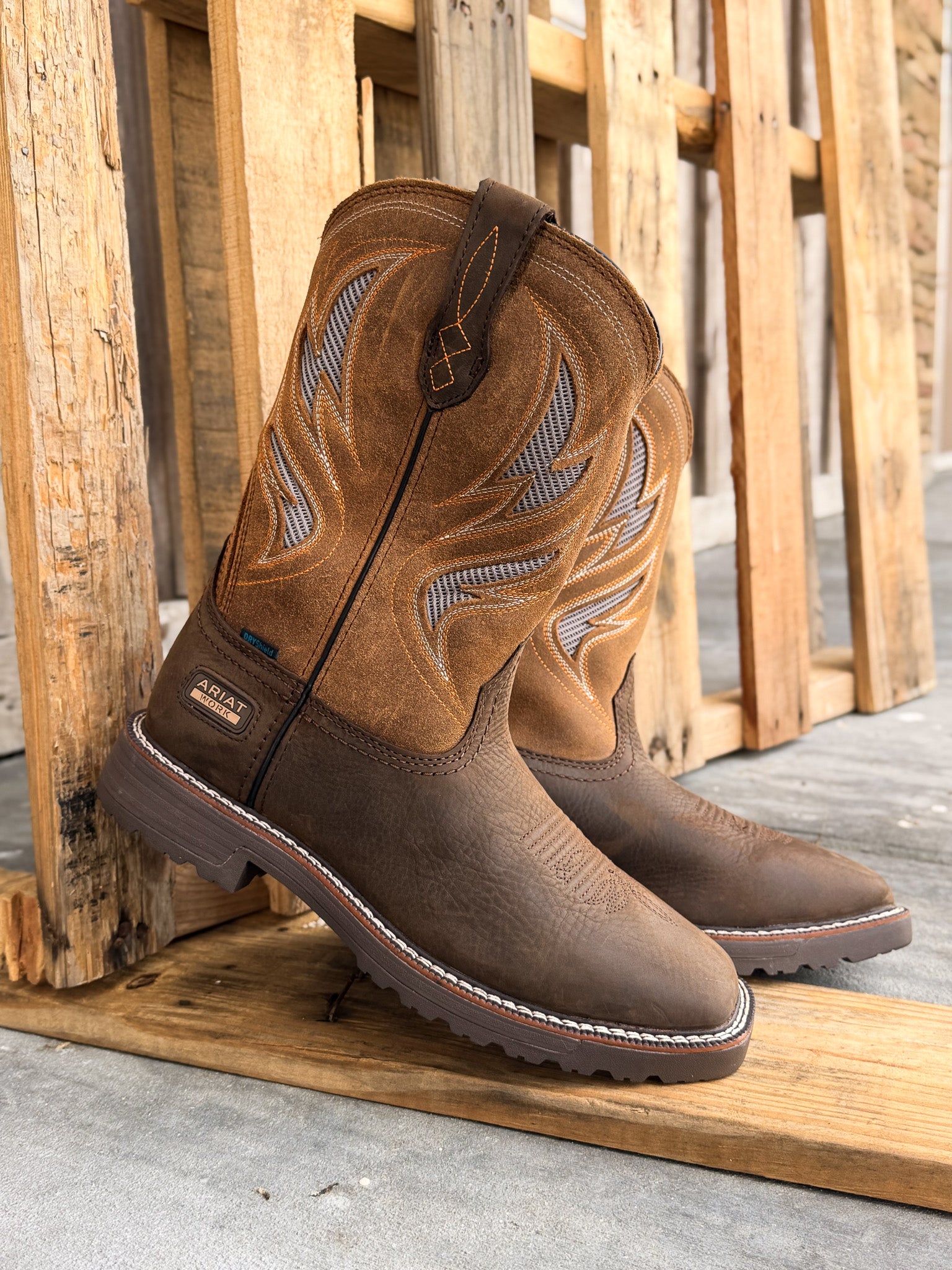 Men's Ariat Activator VentTEK Waterproof Square Toe Work Boots