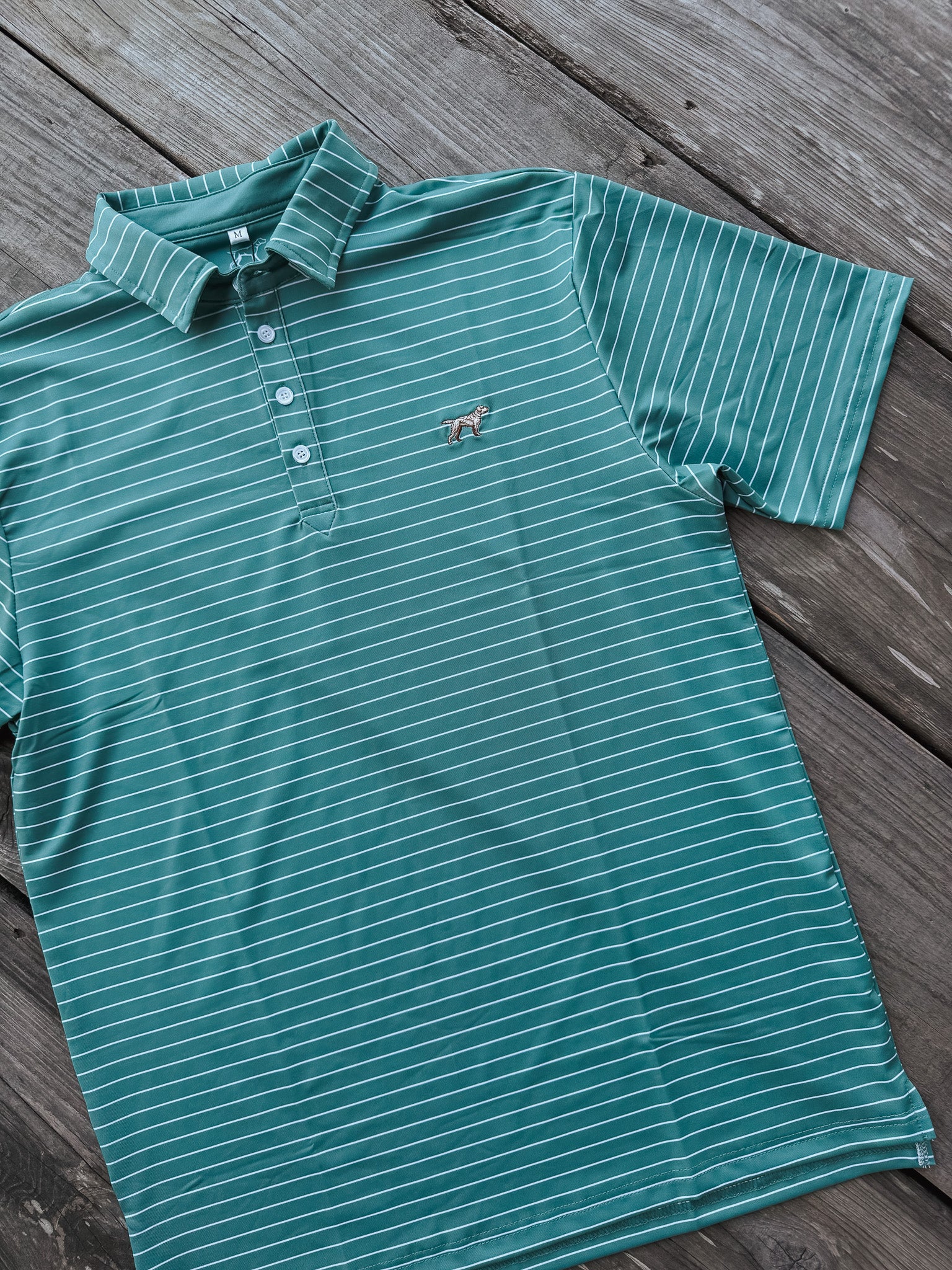 Men's Fieldstone Clubhouse Green Polo
