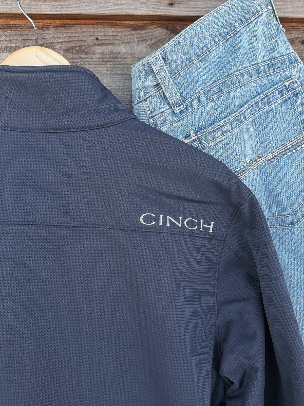 Cinch Men's Concealed Carry Bonded Jacket in Navy