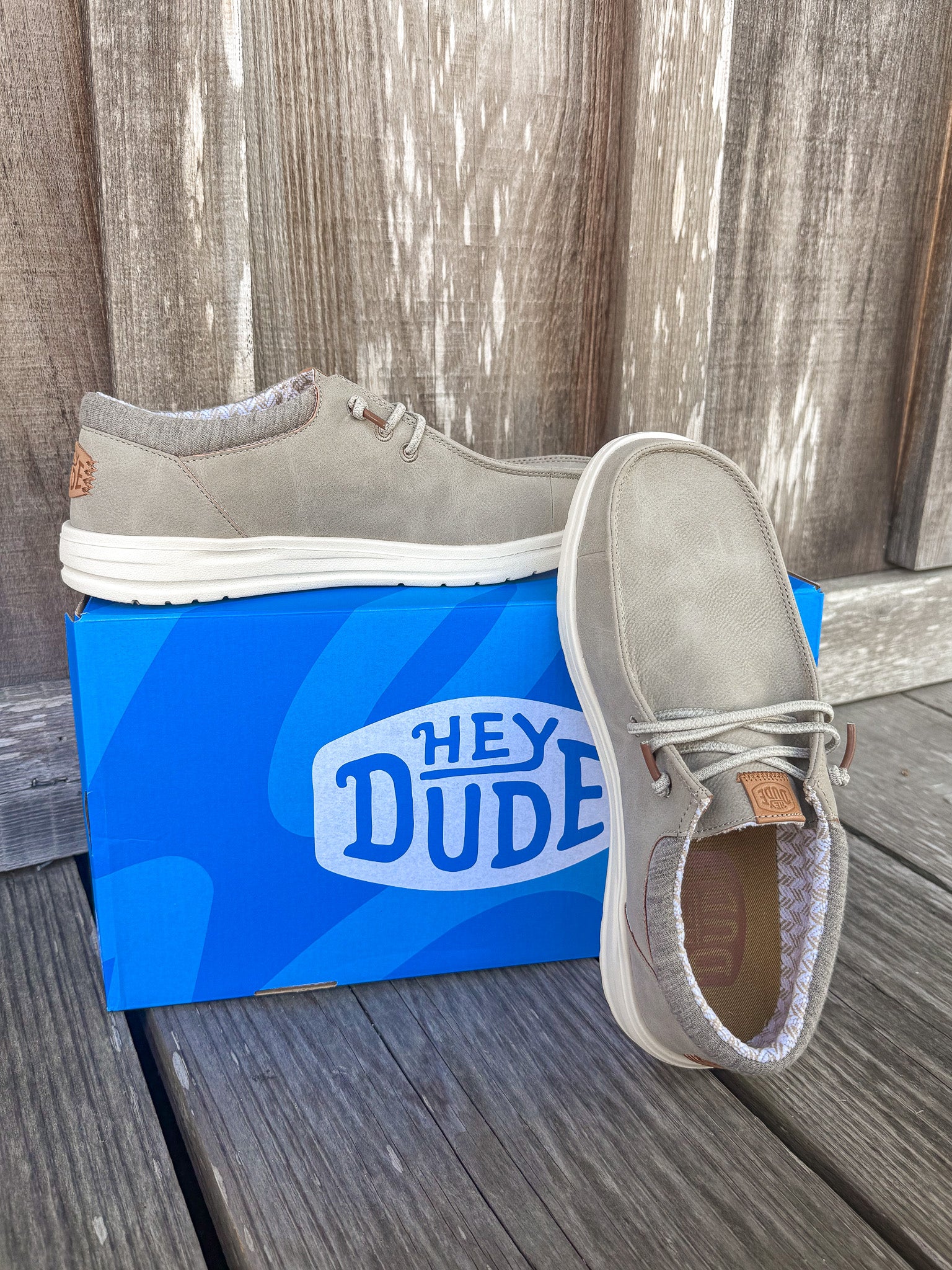 Men's Hey Dude Paul Classic Taupe – Boot Country