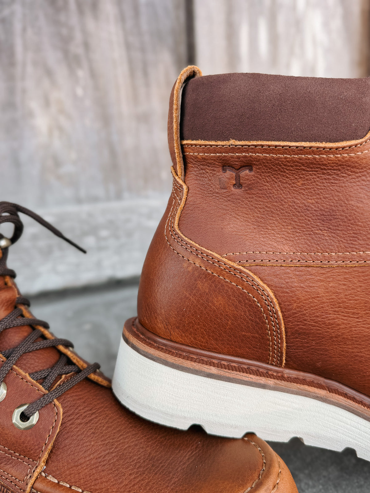 Tecovas Men's LongHaul Waterproof Moc Composite Toe Work Boots