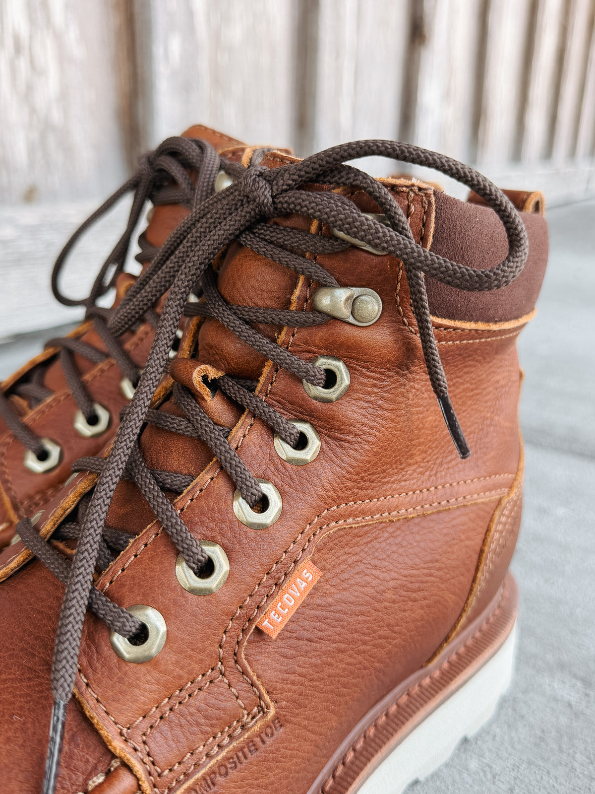 Tecovas Men's LongHaul Waterproof Moc Composite Toe Work Boots