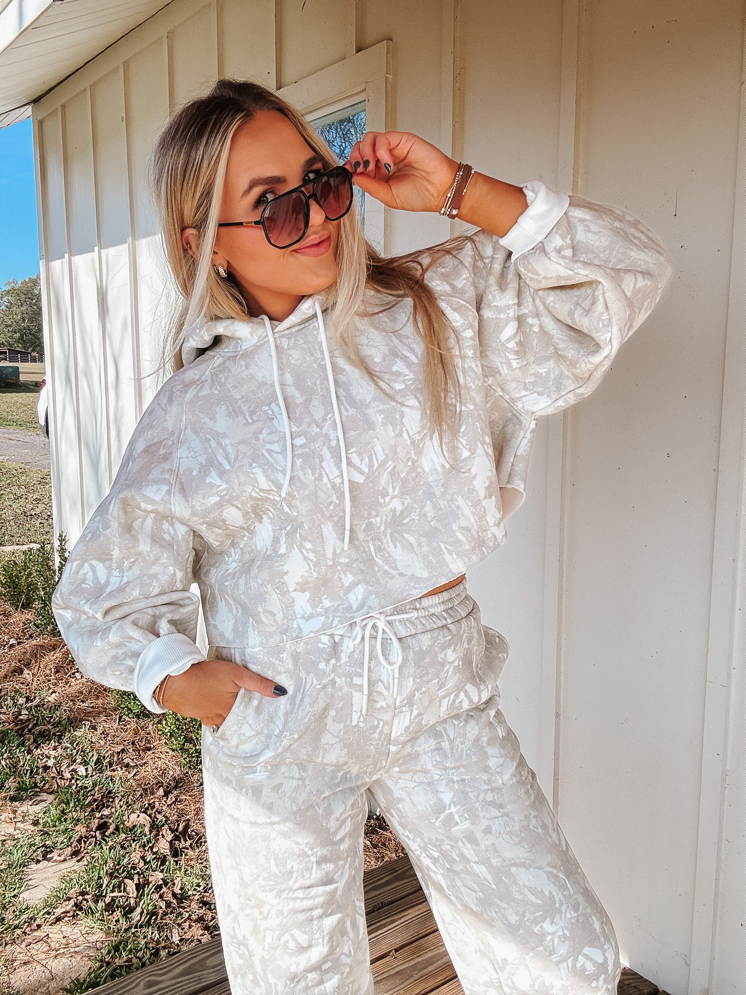 Down Time Camo Hoodie